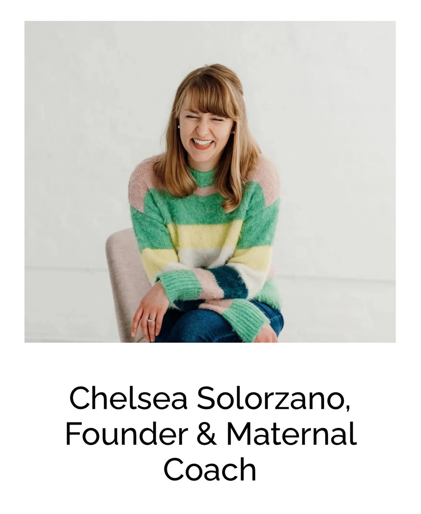 🌟 MEMBER SPOTLIGHT 🌟 

Meet Chelsea Solorzano, Founder &amp; Maternal Coach
@withchelseacoaching 

I&rsquo;m a maternal coach and Illinois-licensed therapist specializing in perinatal mental health, and I offer coaching to moms of young children &m