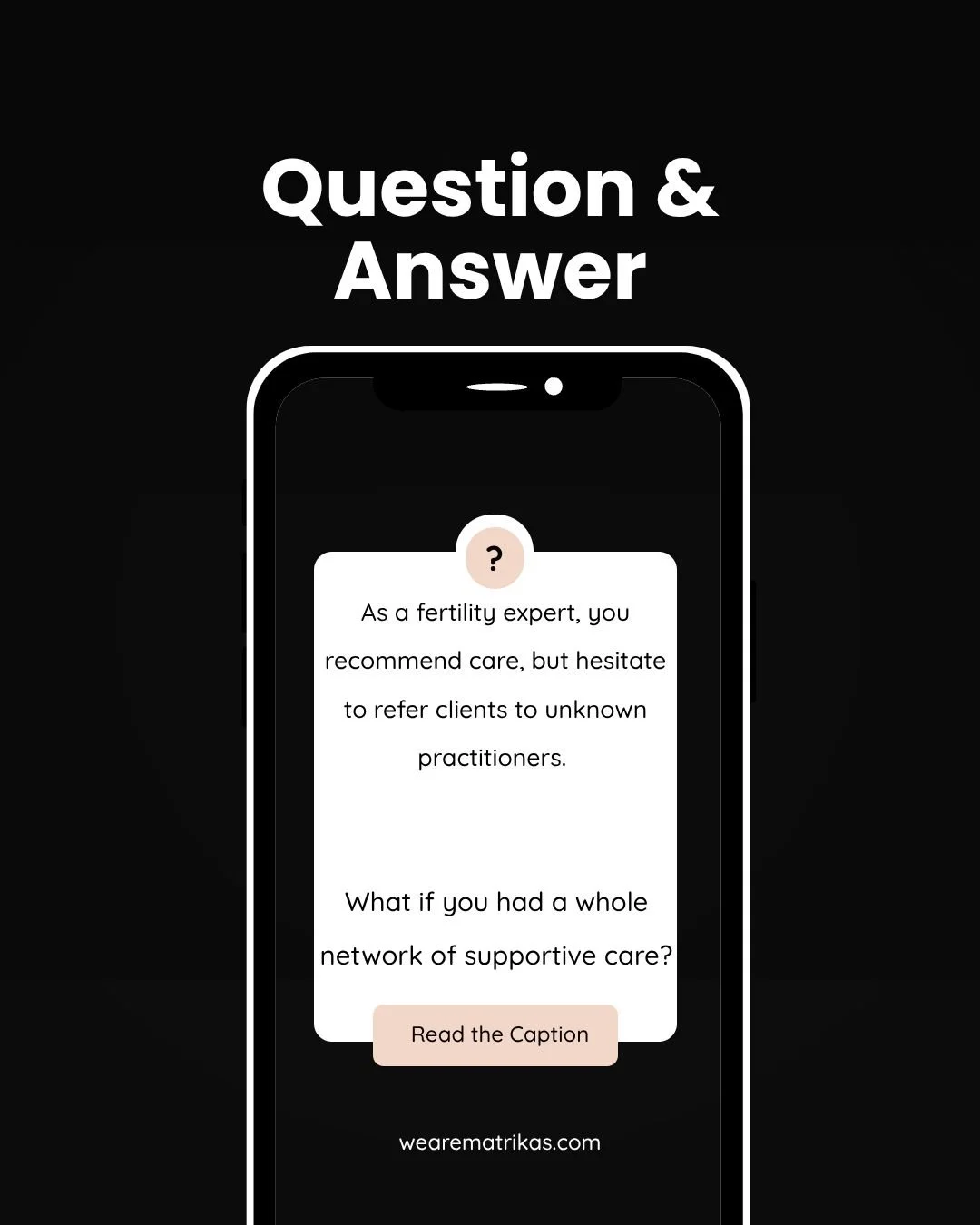 ✨ At Matrikas, we understand that creating a seamless referral process is essential for providing the best care to our clients throughout their reproductive journeys. As fertility experts, it can be daunting to refer clients to unknown practitioners.