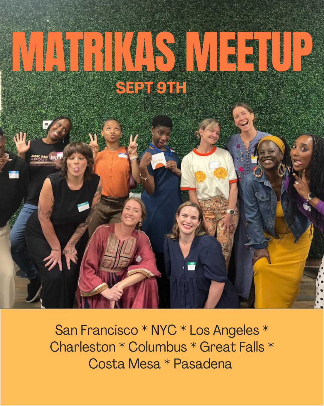 Multi-city Matrikas Meetup