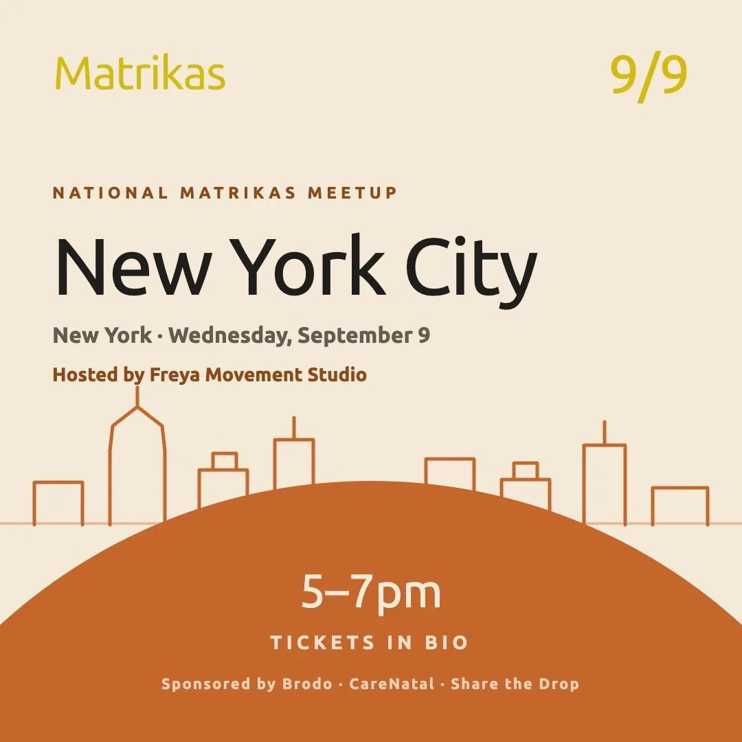 🌟 NYC 🌟

Hosted by Freya Movement Studio, 5-7pm
@freyamovement 

New York, this one&rsquo;s for the solopreneurs and the collectives working in fertility, pregnancy, postpartum and children&rsquo;s health. Fertility clinics, postpartum apps, doulas