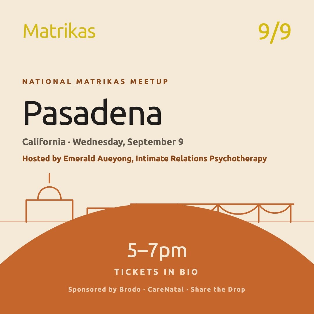 🌟 Pasadena, CA 🌟

Hosted by Emerald Aueyong, Intimate Relations Psychotherapy, 5-7pm @intimaterelationspsychotherapy 

Pasadena, come as you are, straight from work or on call and all. Real people, real conversation, real community. Sept 9, 5-7pm. 
