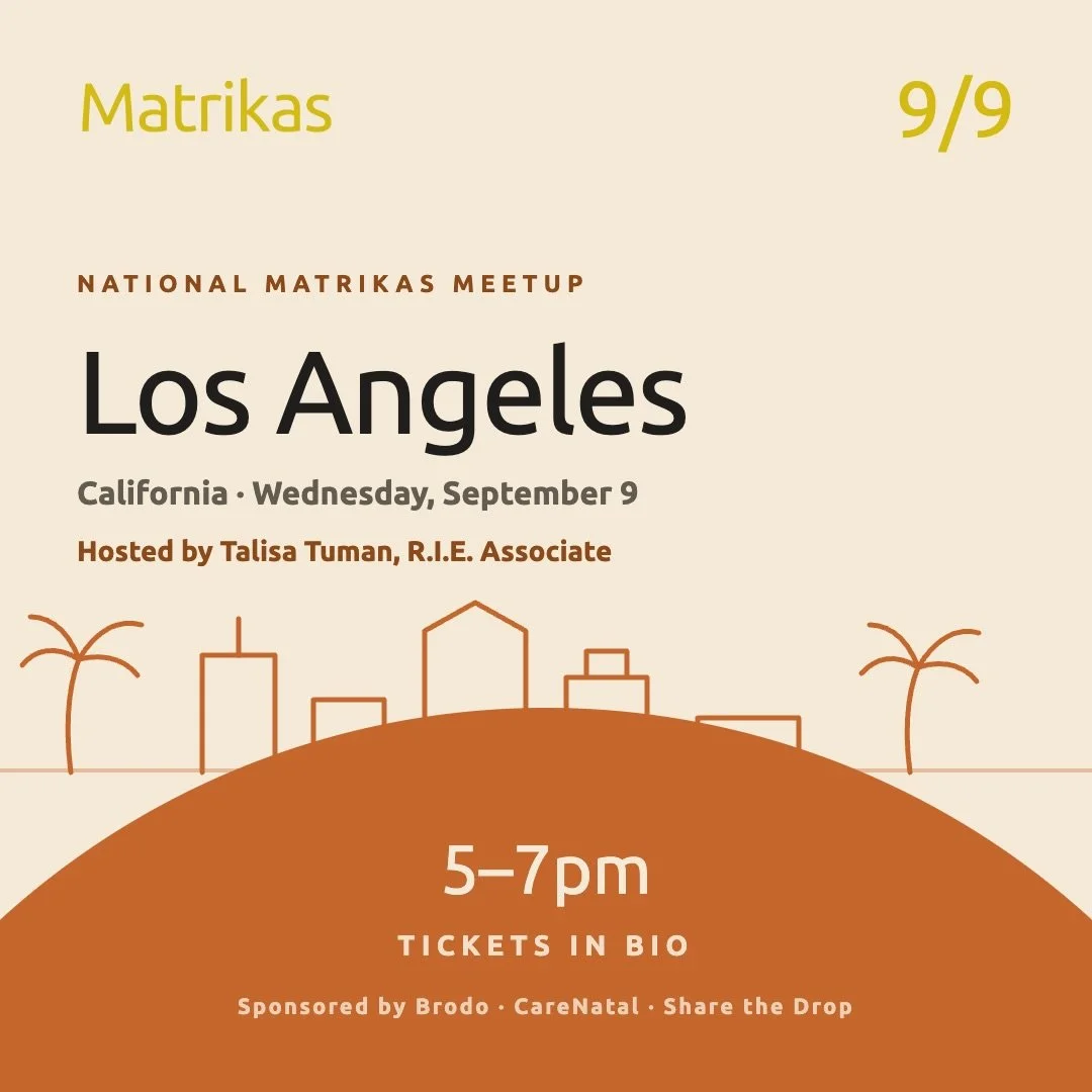 🌟 Los Angeles, CA 🌟

Hosted by Talisa Tuman, R.I.E. Associate @educaringwithtalisa 

LA, you know the drill. Providers who get it, in one room, mixing and mingling. Bring business cards, bring yourself. 

Sept 9, 5-7pm. 

Sponsored by Brodo, CareNa
