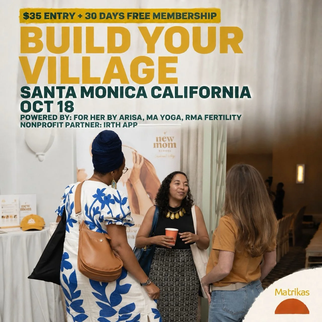 Y&rsquo;all coming?!?

Third annual BUILD YOUR VILLAGE October 18th 1-4pm Santa Monica California

Who&rsquo;s coming? All fertility, pregnancy, and postpartum providers, nonprofits, and brands, this event is open to members and non members.

Why? Th