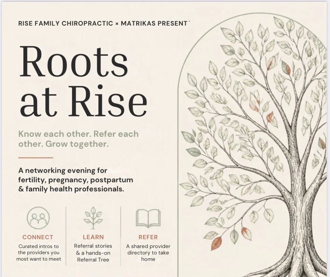 Rise Family Chiropractic and Matrikas present Roots at Rise