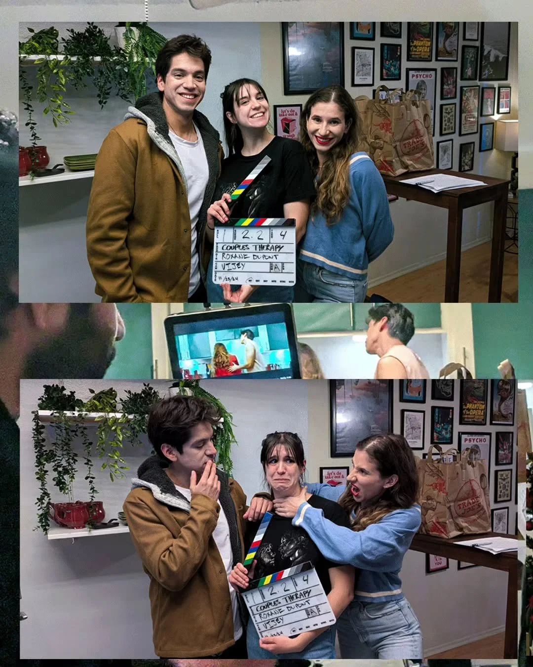 🎬 Couples Therapy
More than two weeks ago now, we shot the pilot for my webseries Couples Therapy. Couldn't thank the people who agreed to come on board with me enough, so here's a post to do it
THANK YOU ALL 🫶
And pls don't forget to follow @co
