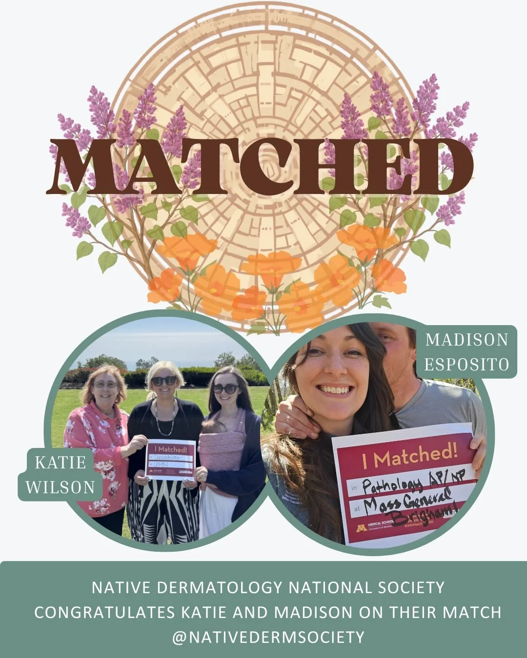 Celebrating our Founder Katie Wilson and Board Member Madison Esposito ✨🥼🪶

Katie, your journey to Dermatology, and Madison, your path to Pathology, reflect not only your hard work and resilience, but your deep commitment to serving Native communit