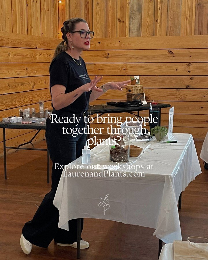 Most people tell me the same thing before a workshop...

"I've never done anything like this before."

That's exactly why these workshops are designed the way they are.

You don't need a green thumb or any plant experience. We bring everyth