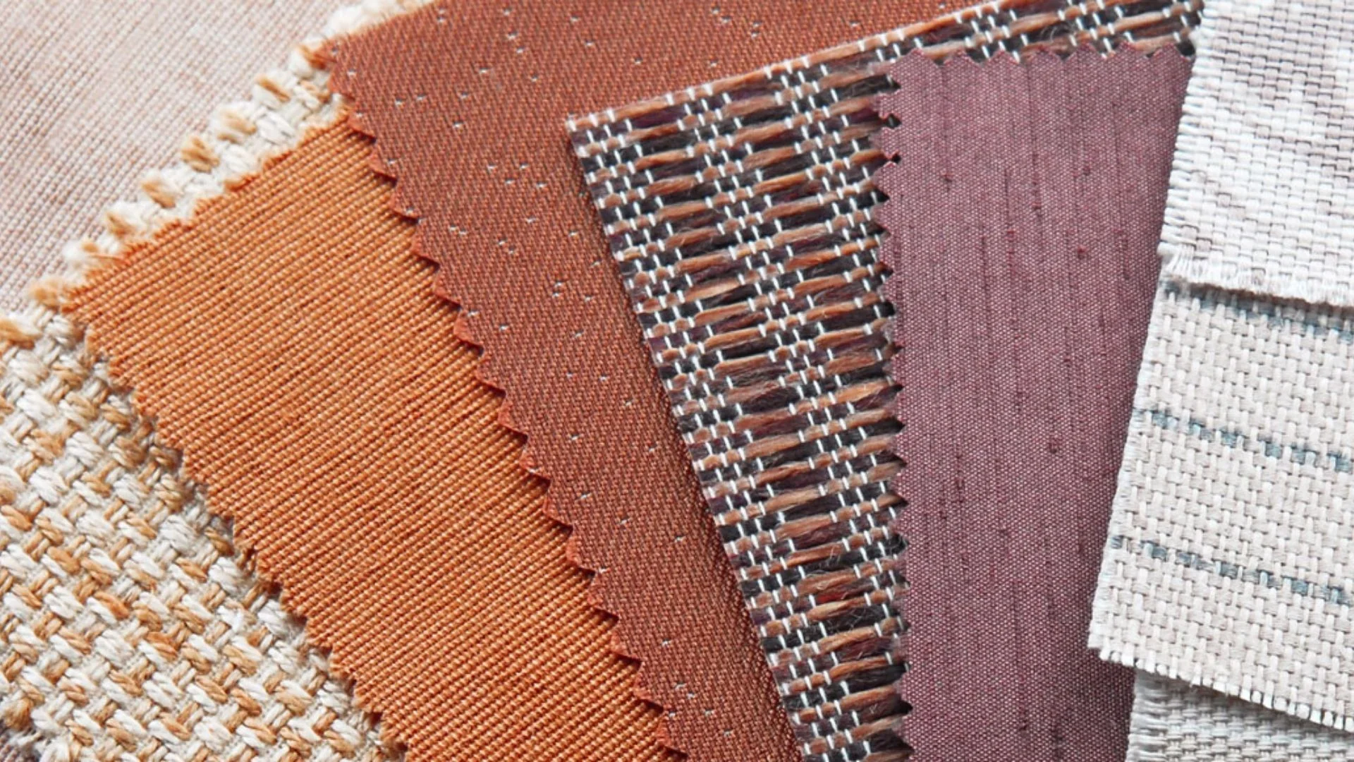 Upholstery fabric swatches available at Inlow Upholstery in Lawndale, NC for furniture reupholstering