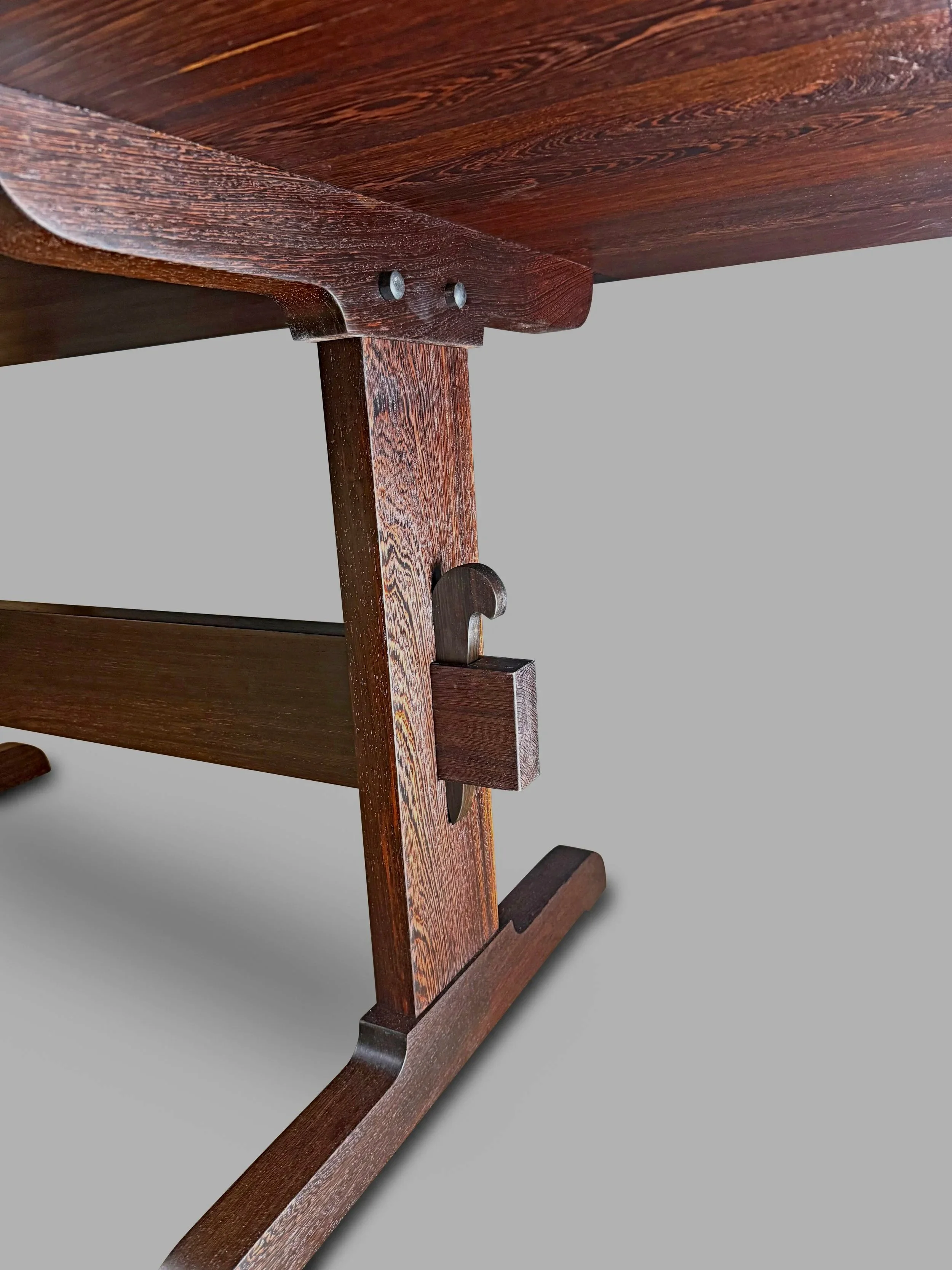 Through Tenon Joint with Ebony Tusk