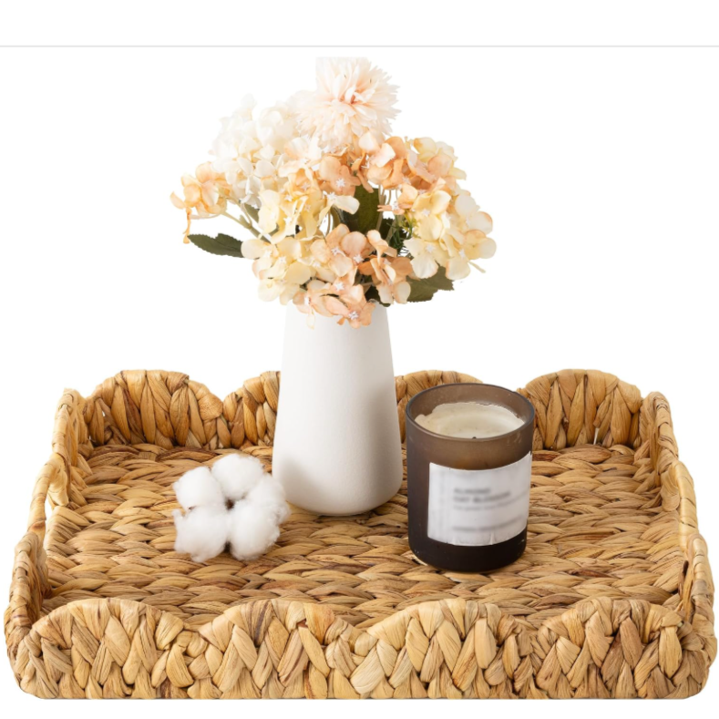 Scalloped Basket Tray