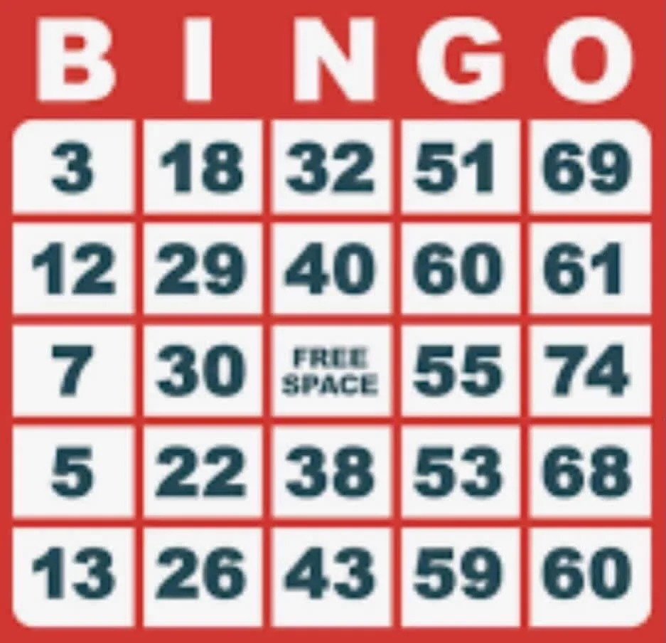BINGO - Saturday Night 7pm - finish off race day by winning like never B-4!