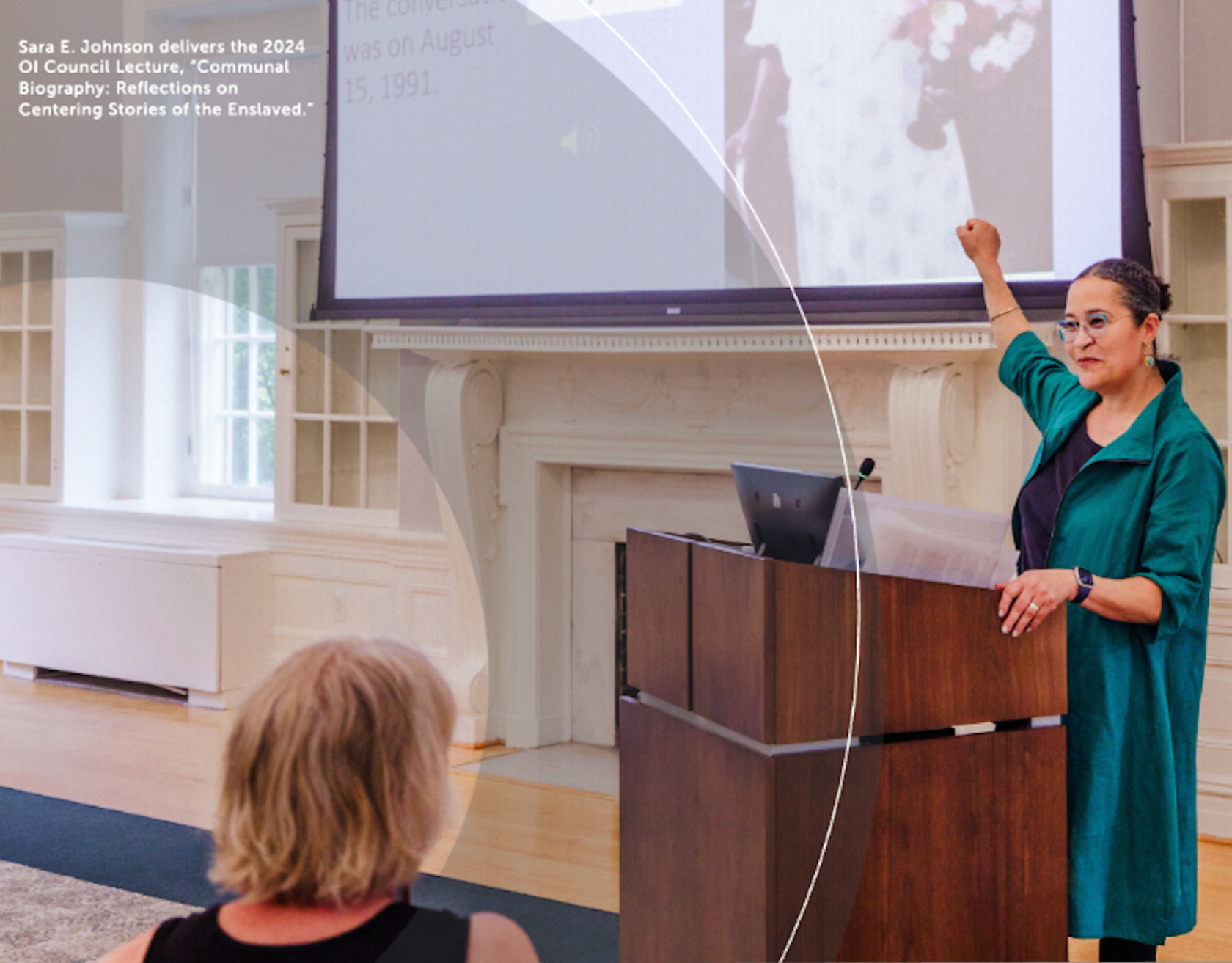 Photo credit: Council Lecture, Omohundro Institute 2024 Annual Report