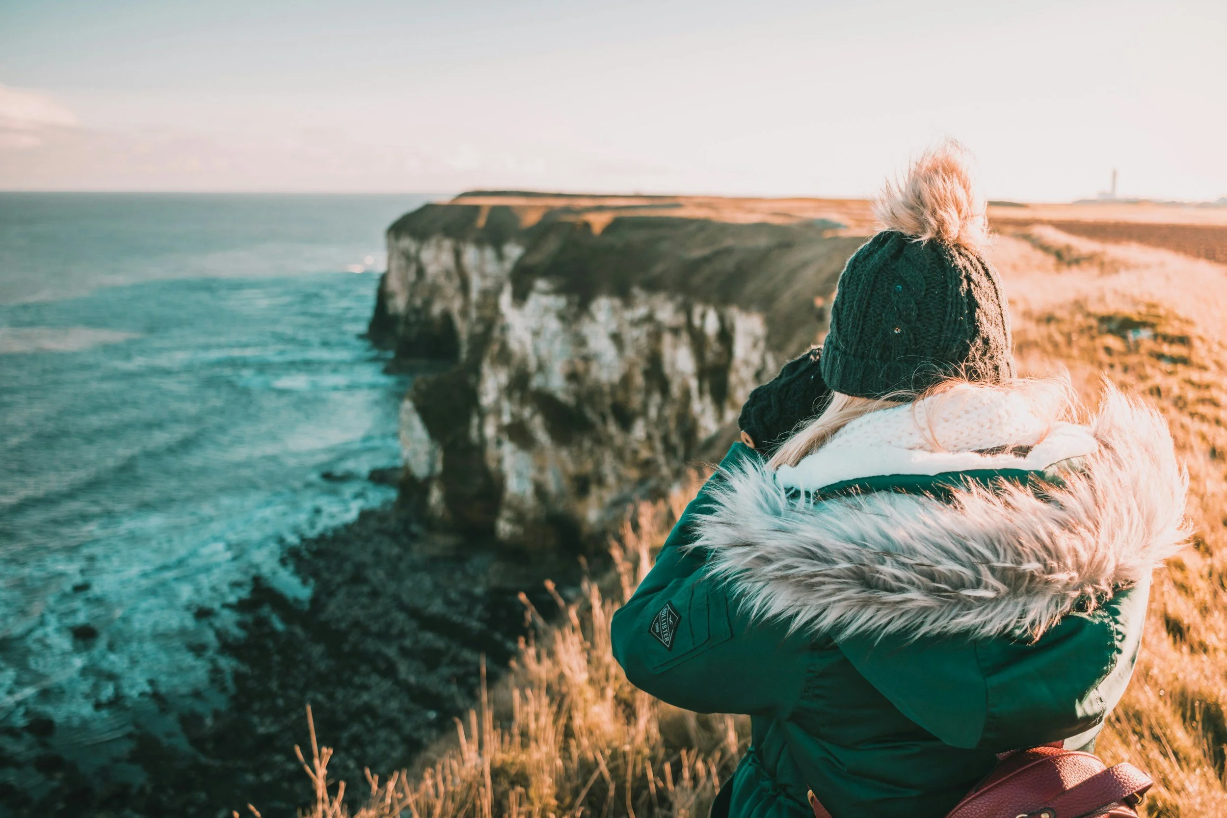 Walking the King Charles III England Coast Path at Flamborough