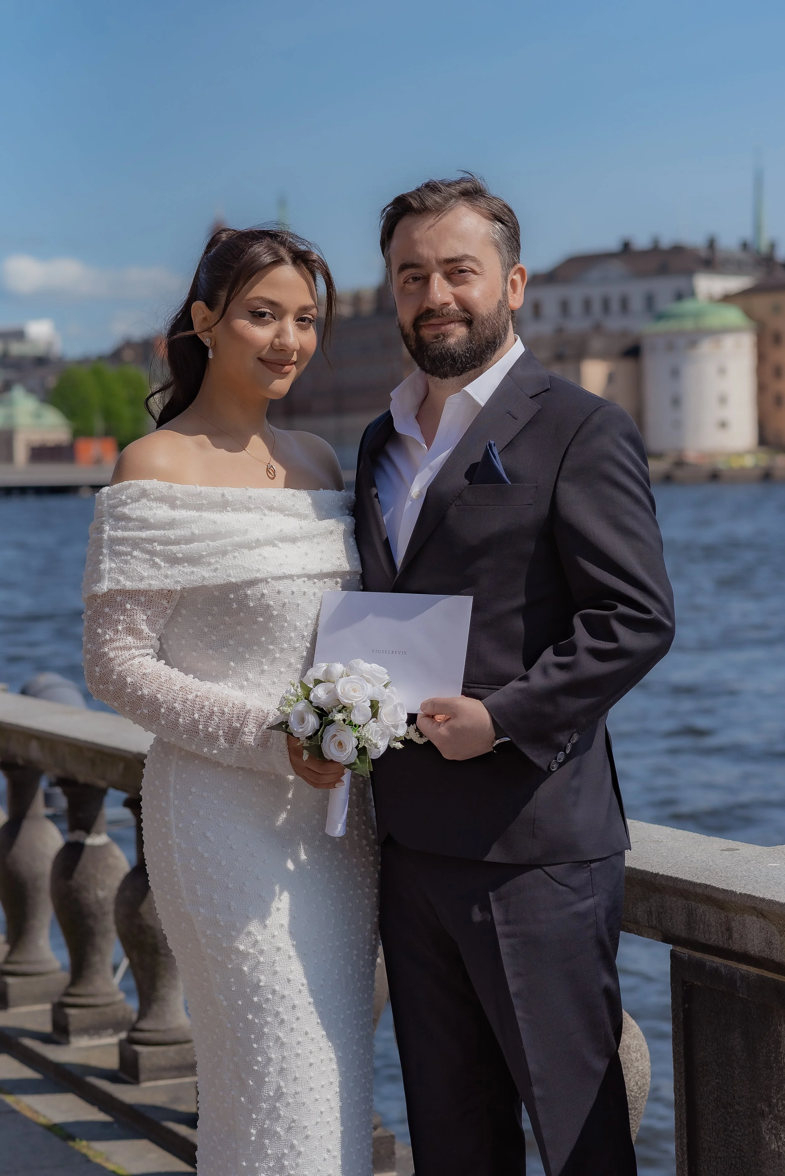 Bröllopsfotografering Stadshuset 2025