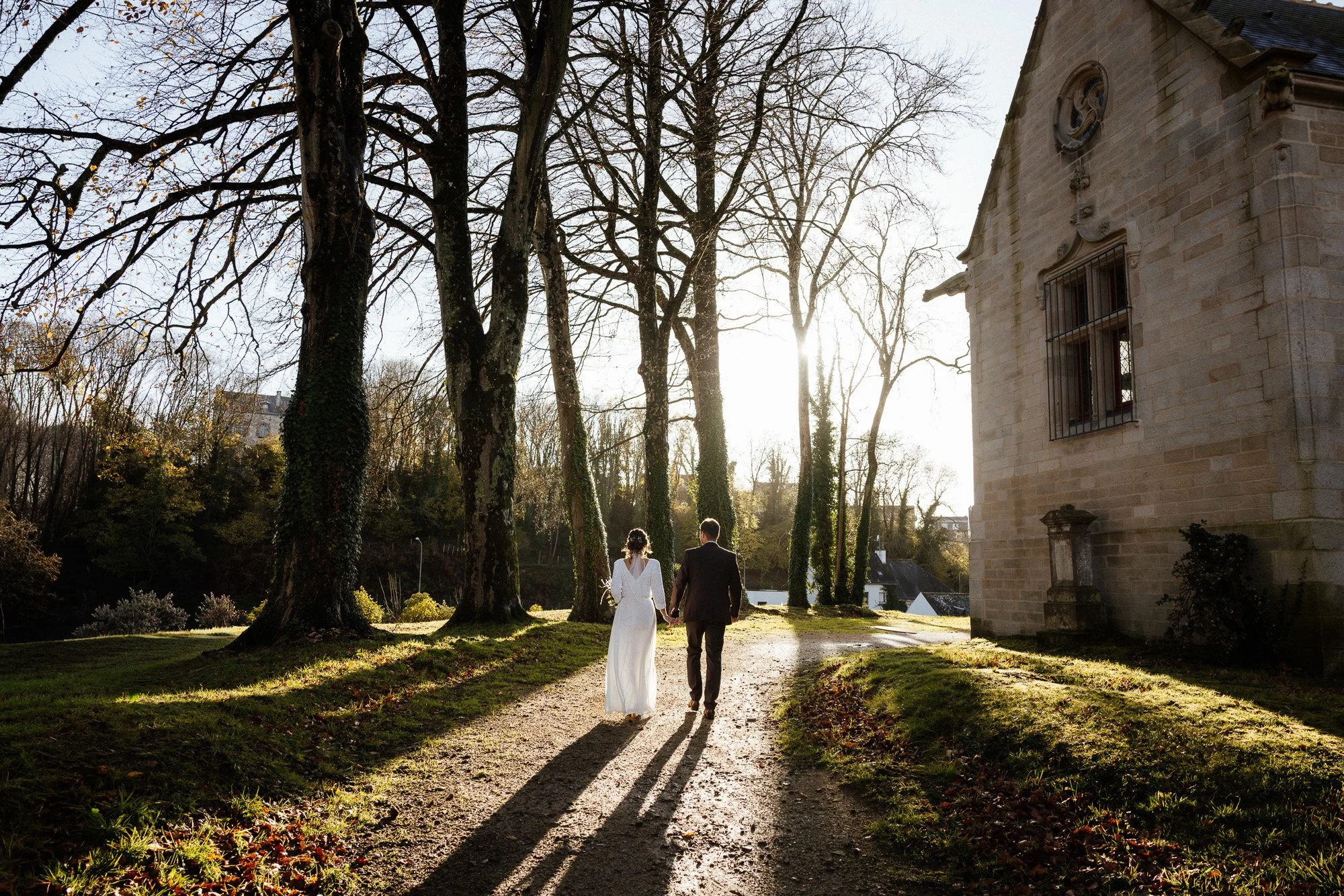 Séance couple à Hennebont après la cérémonie civile