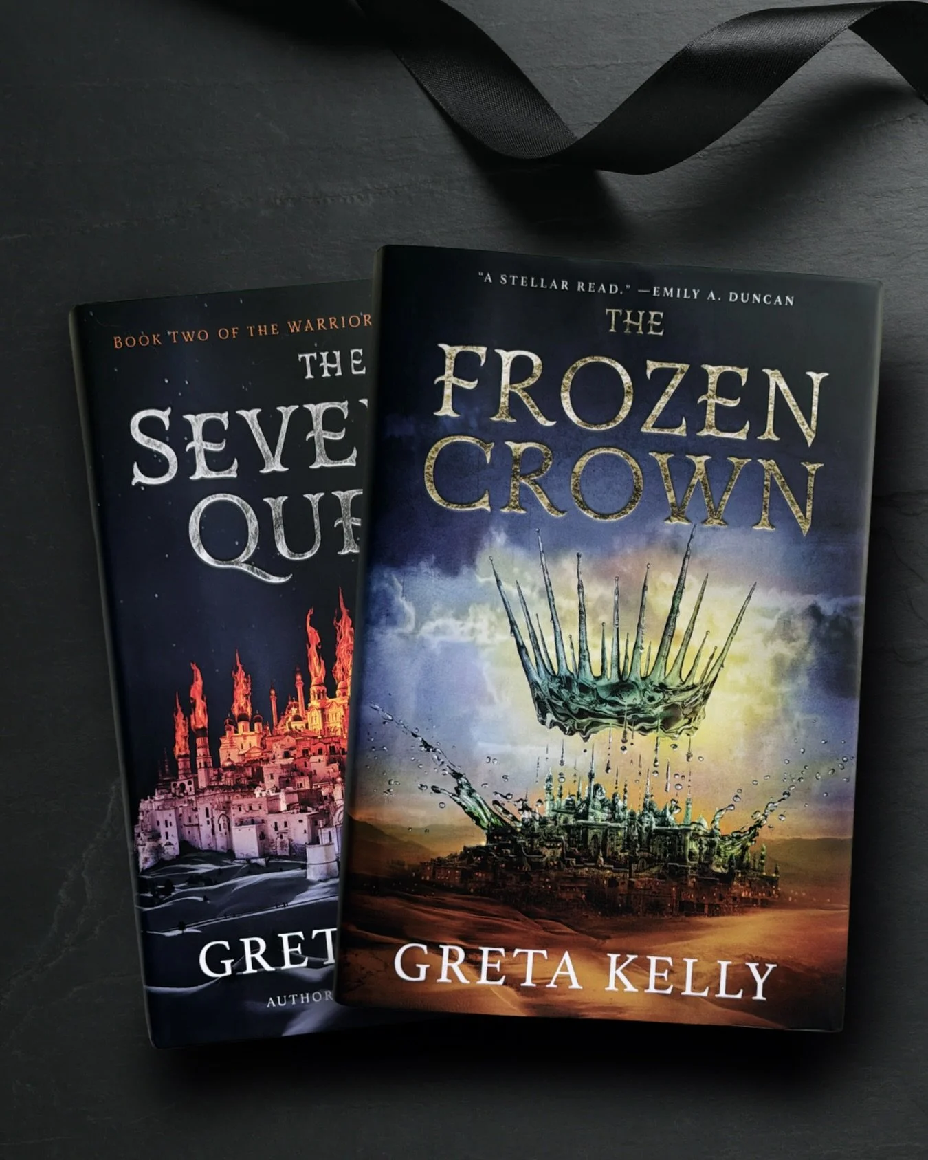 What do you mean
the FMC can see and speak
to ghosts and she enlists
the help of m&Uuml;řdeřed queens
to help take down a
tyrannical king?!

The Frozen Crown is book 1 in a complete romantasy duology! 

The Warrior Witch duology is available to binge