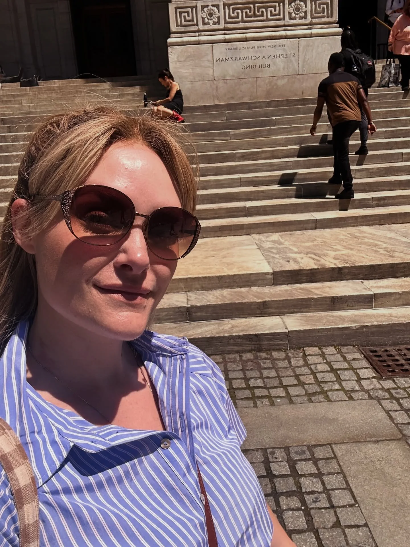 In NYC for THRILLERFEST!

It is beautiful out here and I definitely did not pack accordingly. 😂

I did get to go to the New York Public Library and of course had to bring out the creepy doll for ominous pictures! This doll is the starting point of a