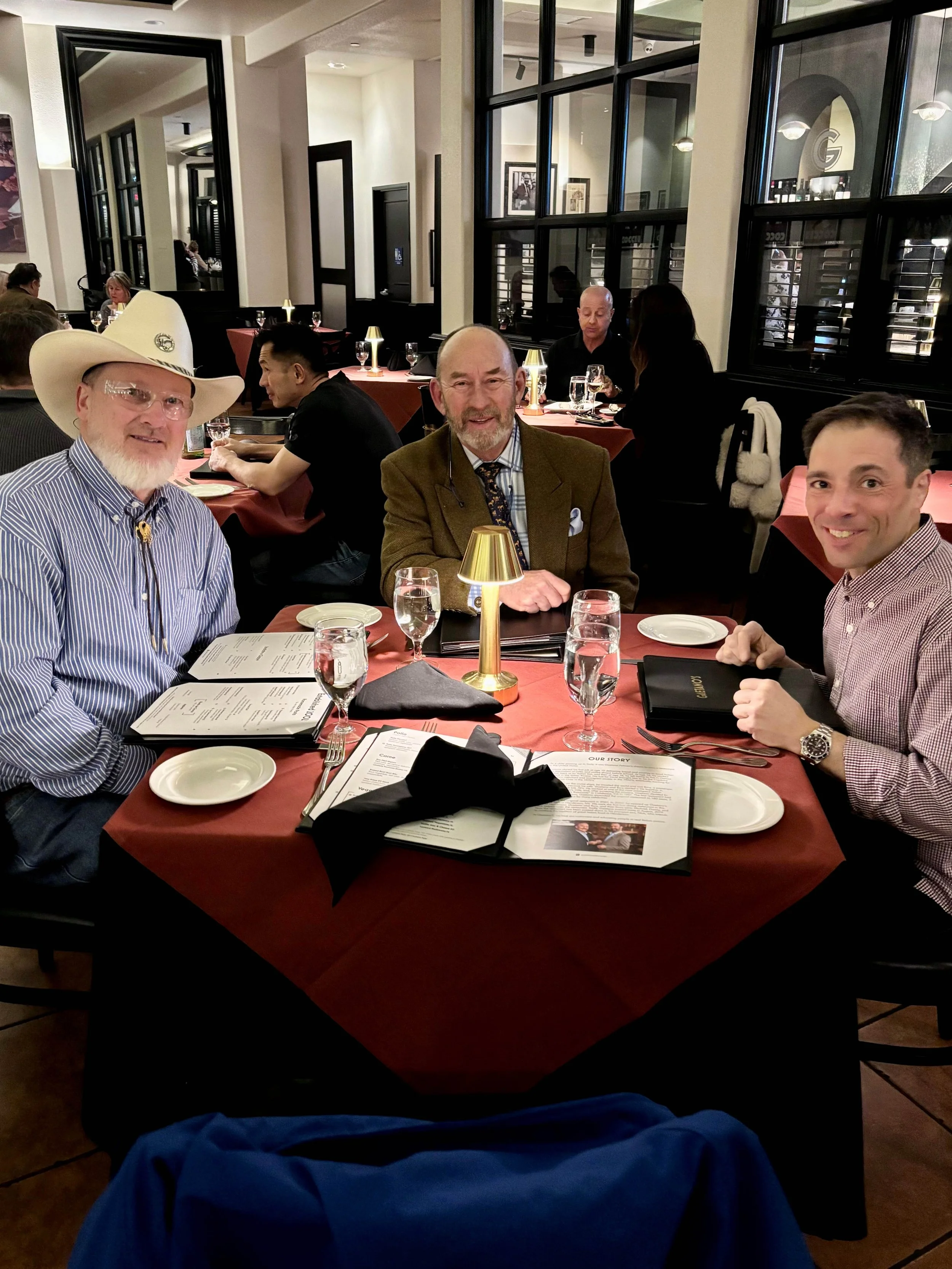 L to R: Pete Single, Cam Hopkins, Jason Burton