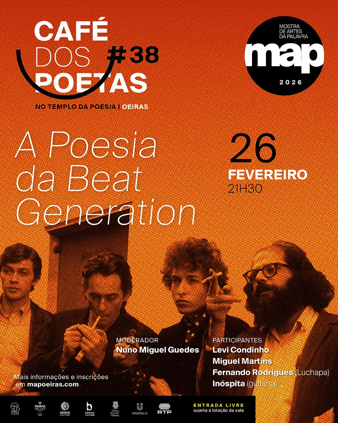 ​Café dos Poetas #38 "A Poesia da Beat Generation"