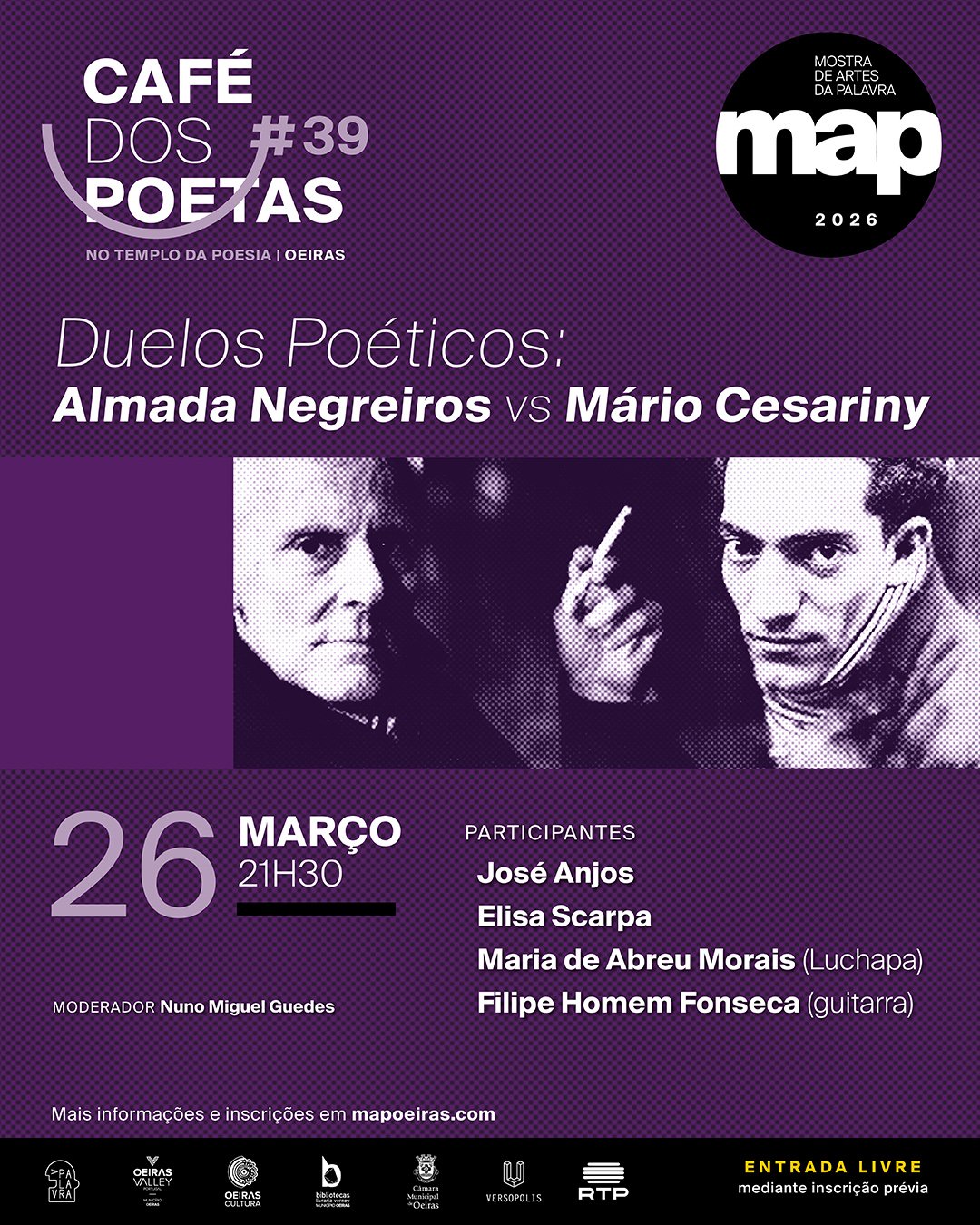 Café dos Poetas #39​​ Duelos Poéticos: Almada Negreiros vs Mário Cesariny