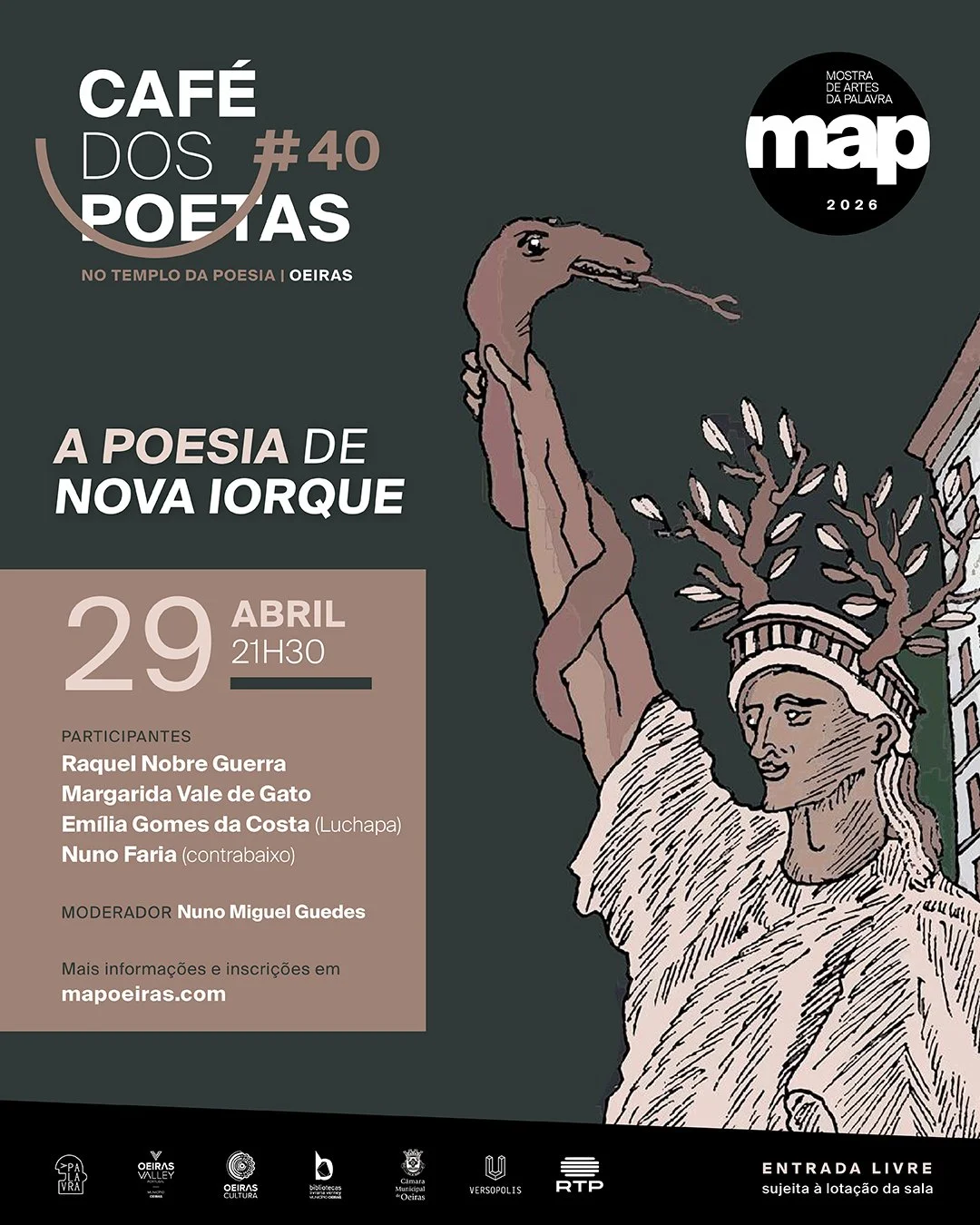 Café dos Poetas #40 "A Poesia de Nova Iorque"