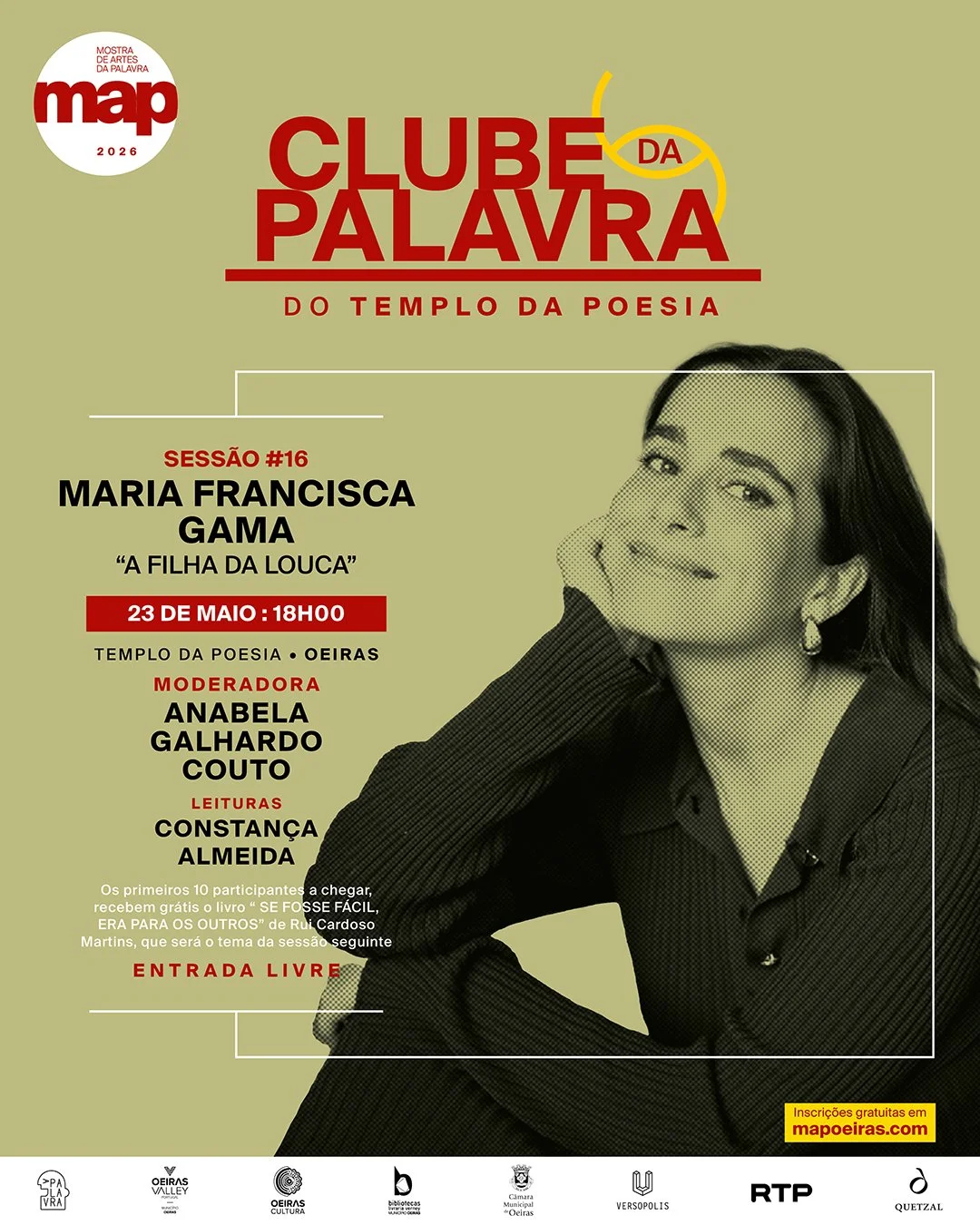 Clube da Palavra #16 "Filha da Louca" de Maria Francisca Gama
