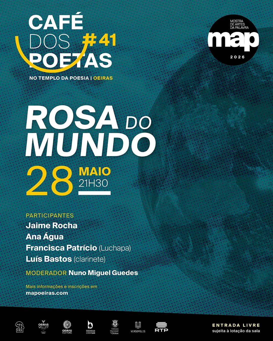 Café dos Poetas #41 "Rosa do Mundo"