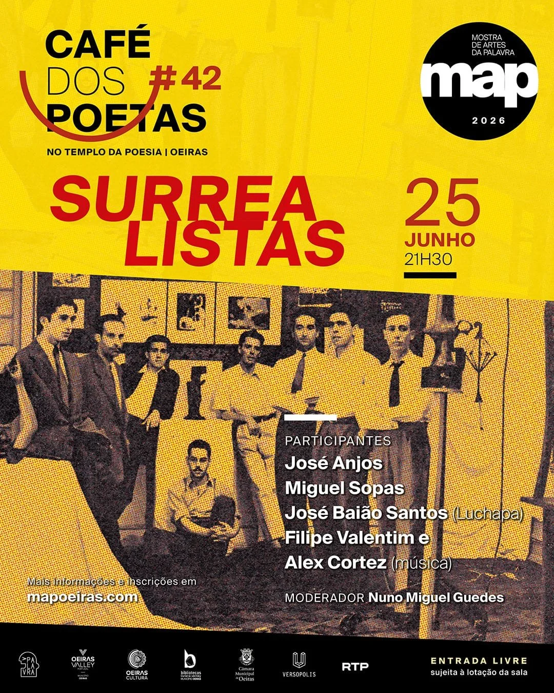 Café dos Poetas #42 “Surrealistas”