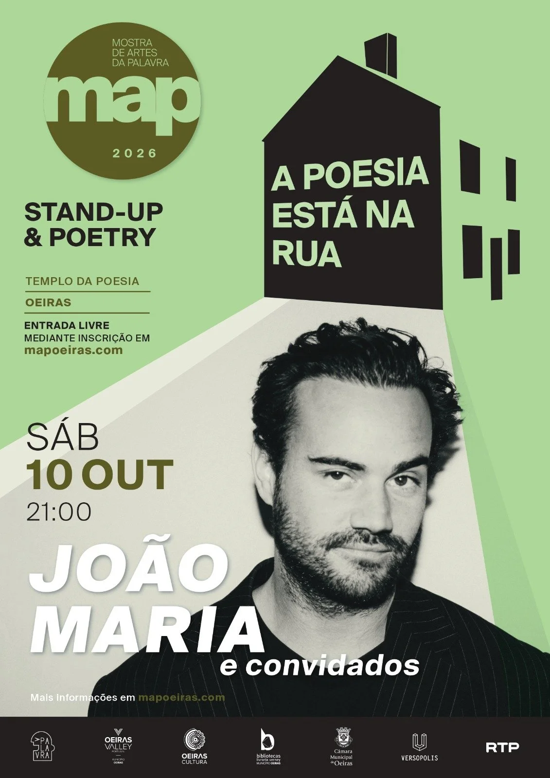 Stand-Up &amp; Poetry com João Maria e convidados
