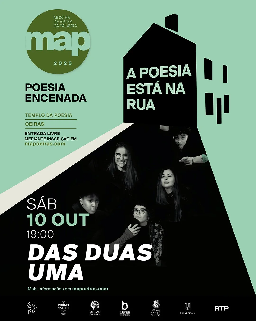 “Das Duas Uma” com Maria Mar, Maria Costa, Ana Margarida, Ana Mendes e Rute Rocha Ferreira