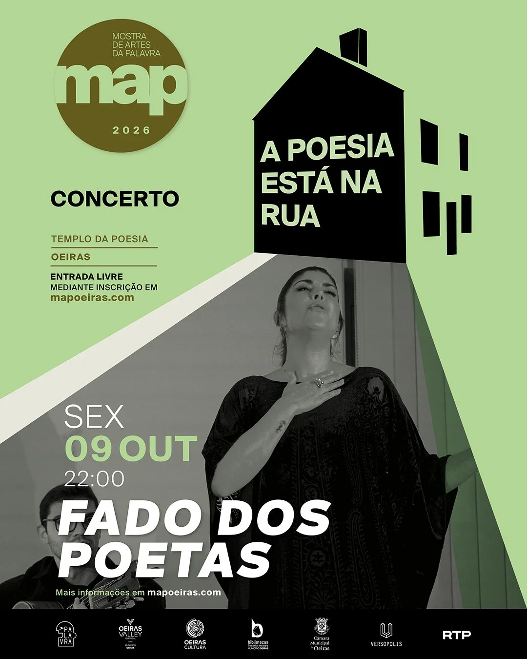 Fado dos Poetas com Fernanda Paulo (voz), Nadine Brás (voz), Miguel da Silva (viola de fado) e Pedro Ferreira (guitarra portuguesa)