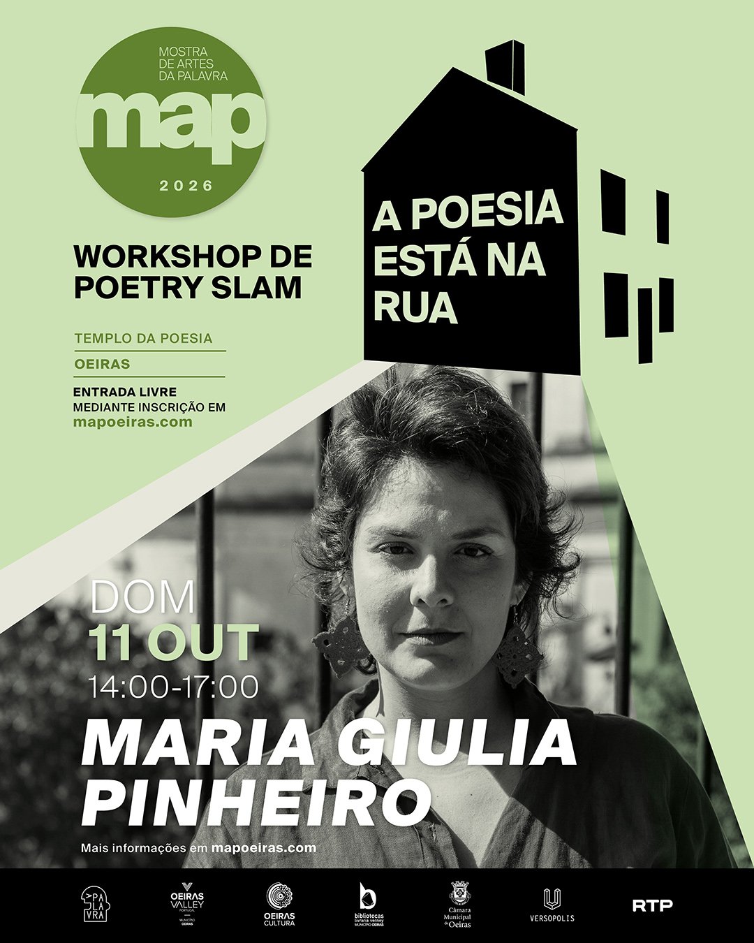 Workshop de Poetry Slam com Maria Giulia Pinheiro