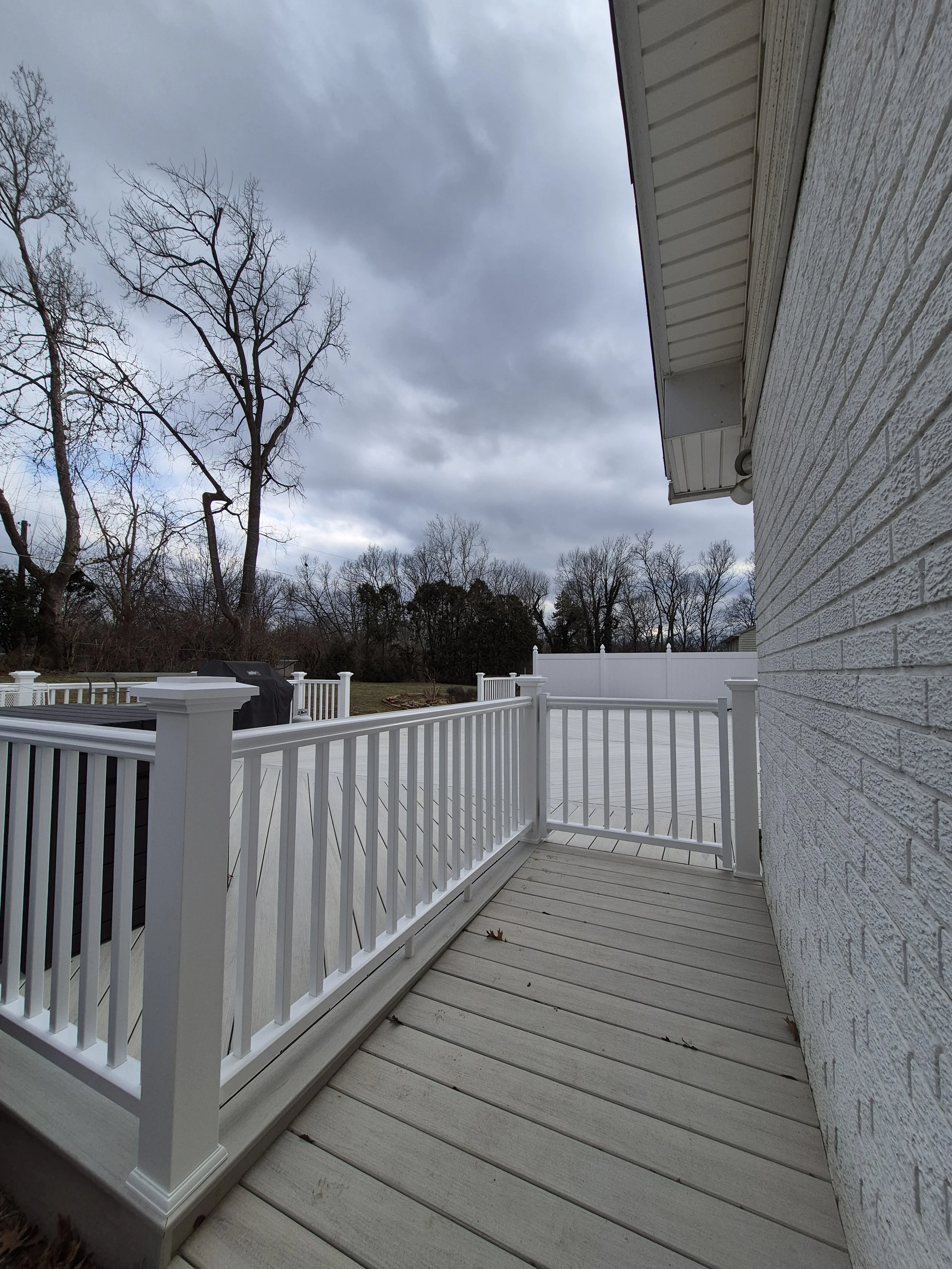 Wheelchair Ramp and Composite Railing with Gate