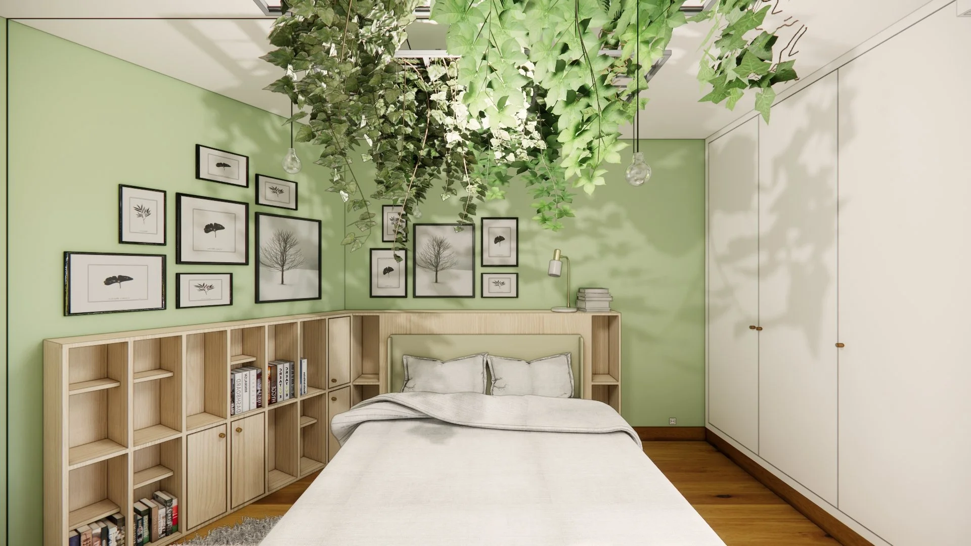 Aménagement d'une chambre d'adolescente