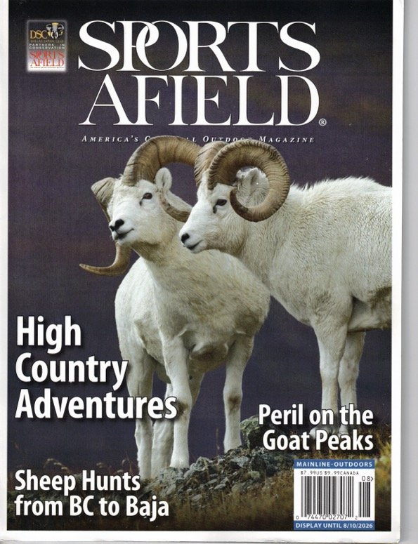 Cover of Sports Afield Magazine with Dall Sheep