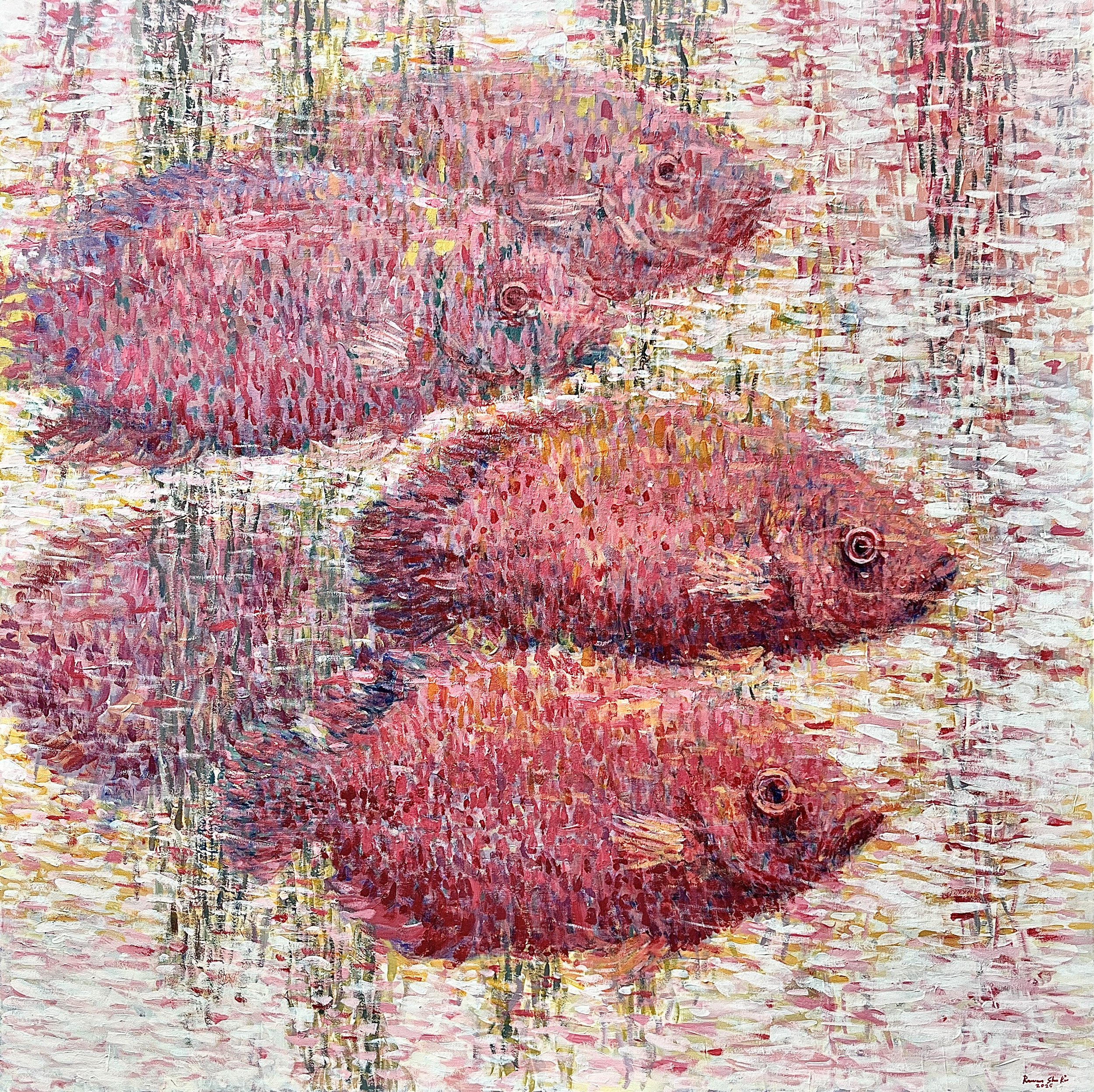 50x50 in ,Oil on Canvas