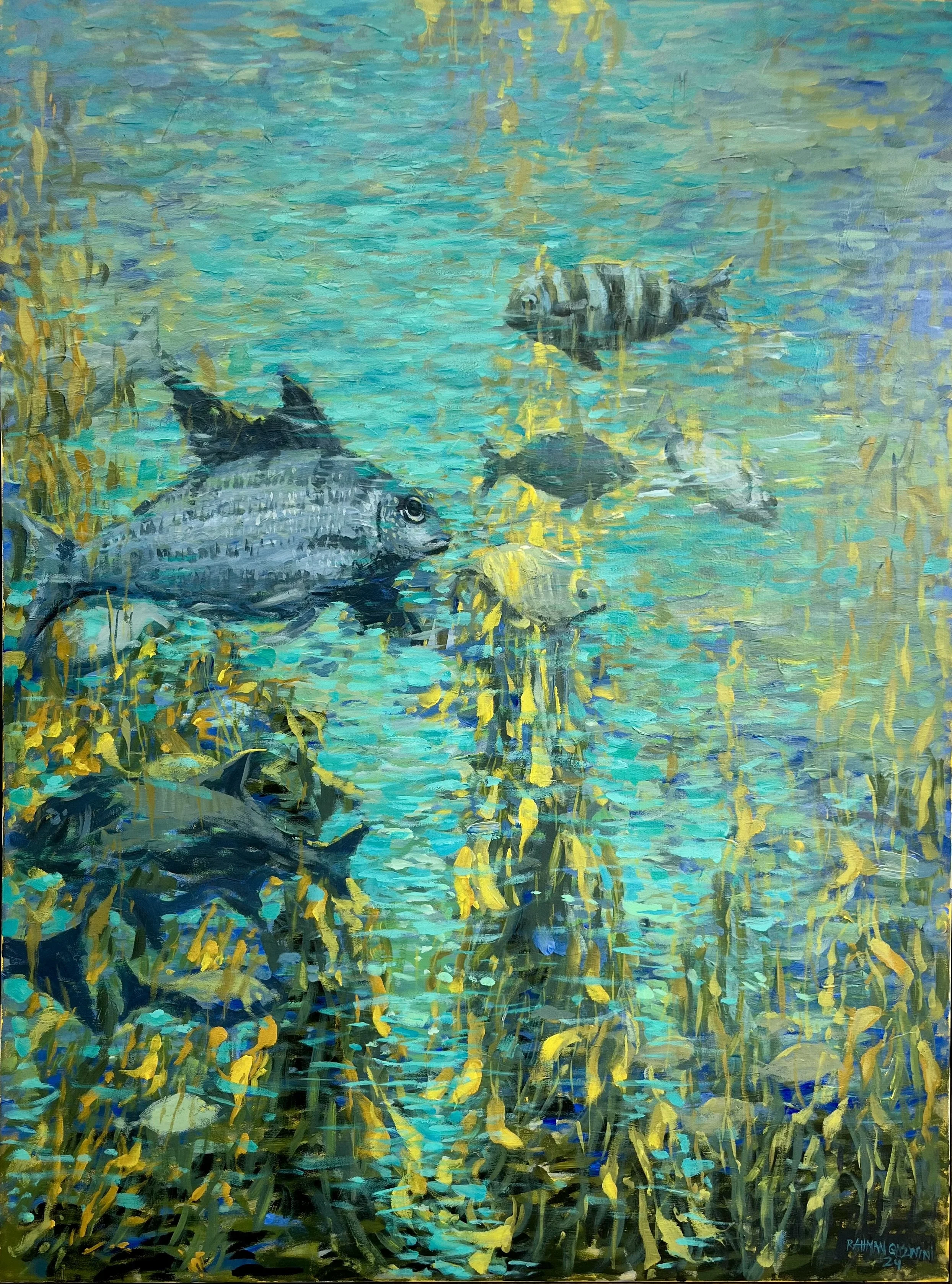 ( SOLD ) 48X36in oil on canvas 