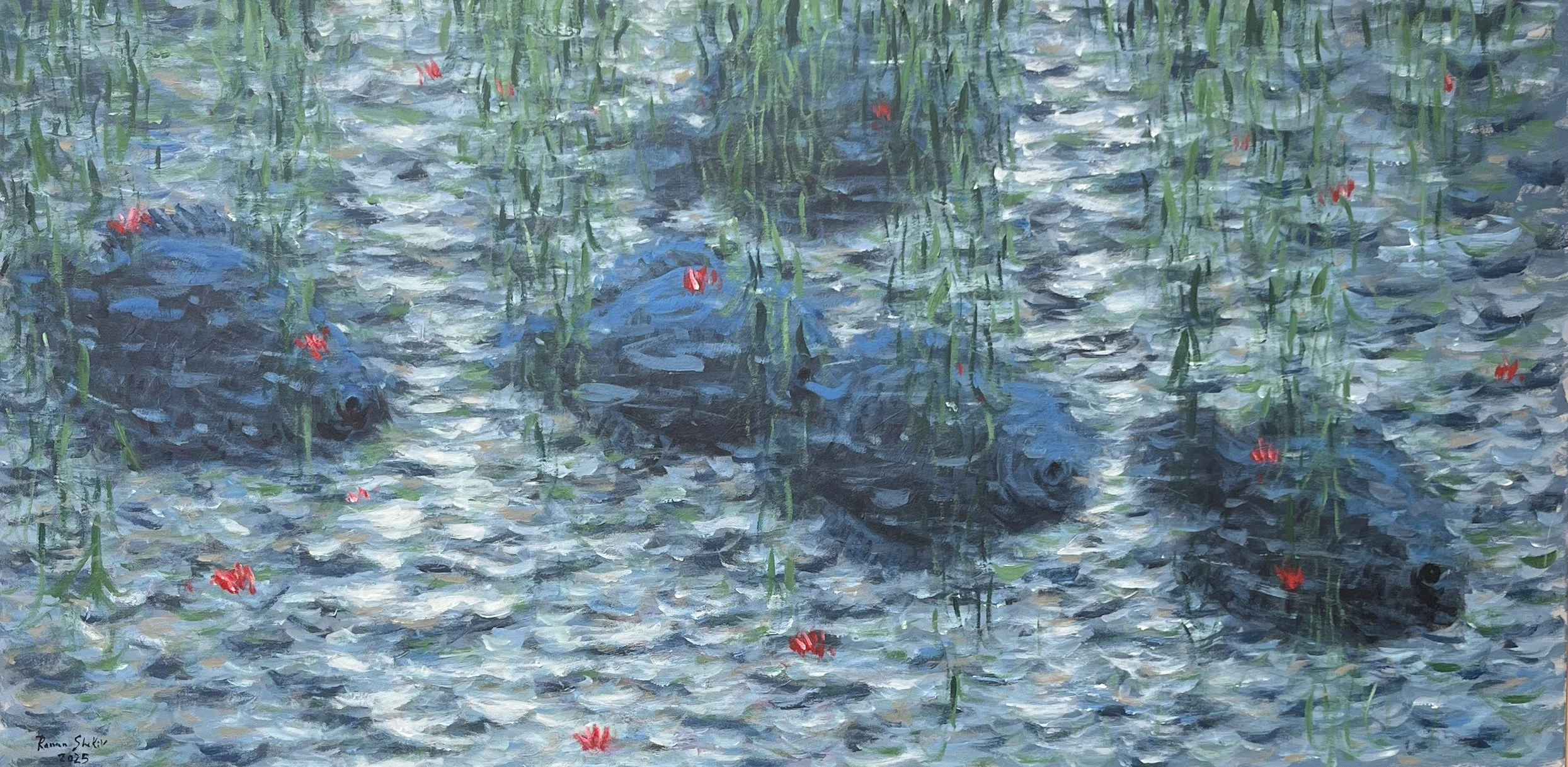 24x48 in,Oil on Canvas