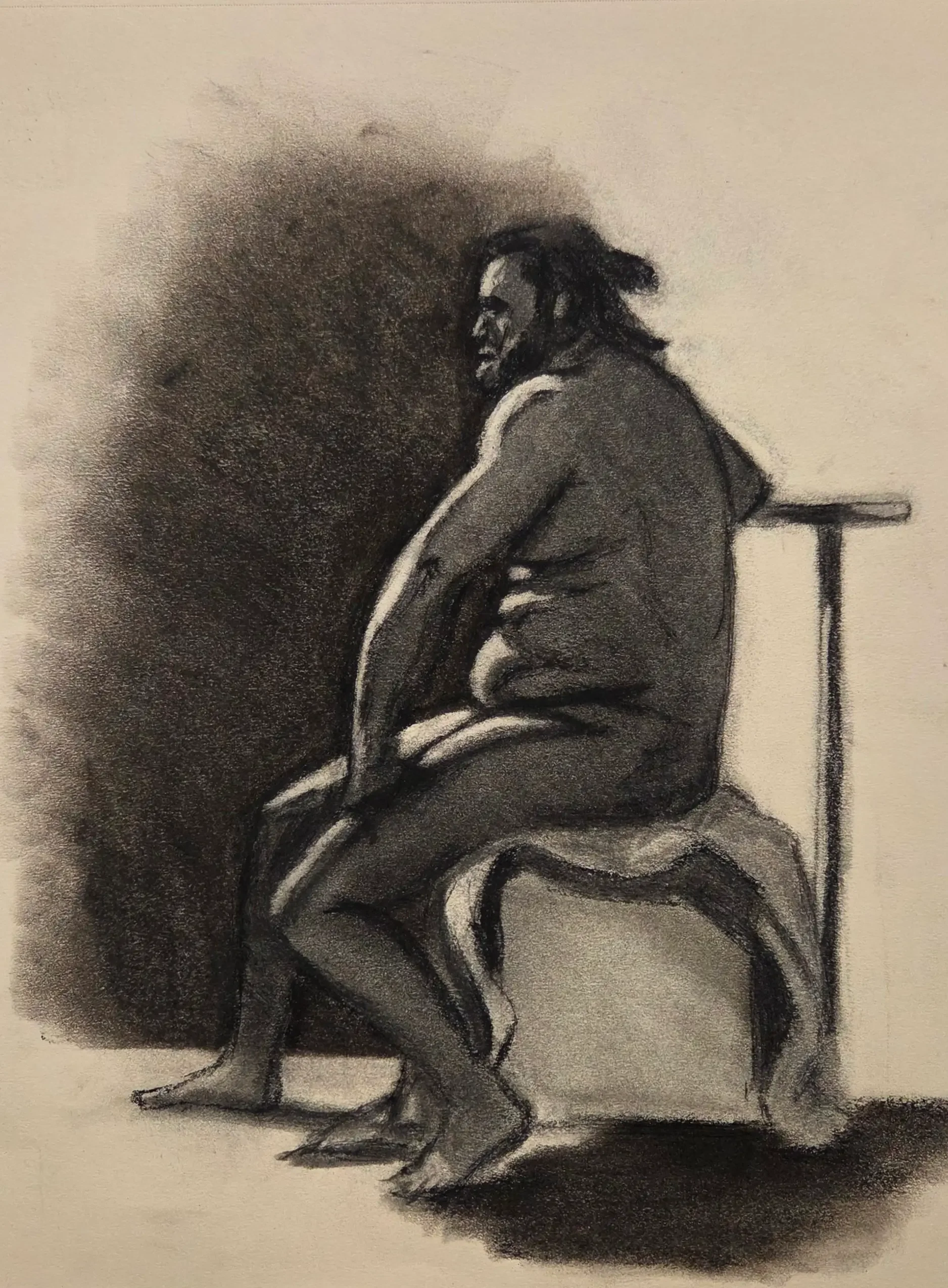 24x18 inch Charcoal on Paper