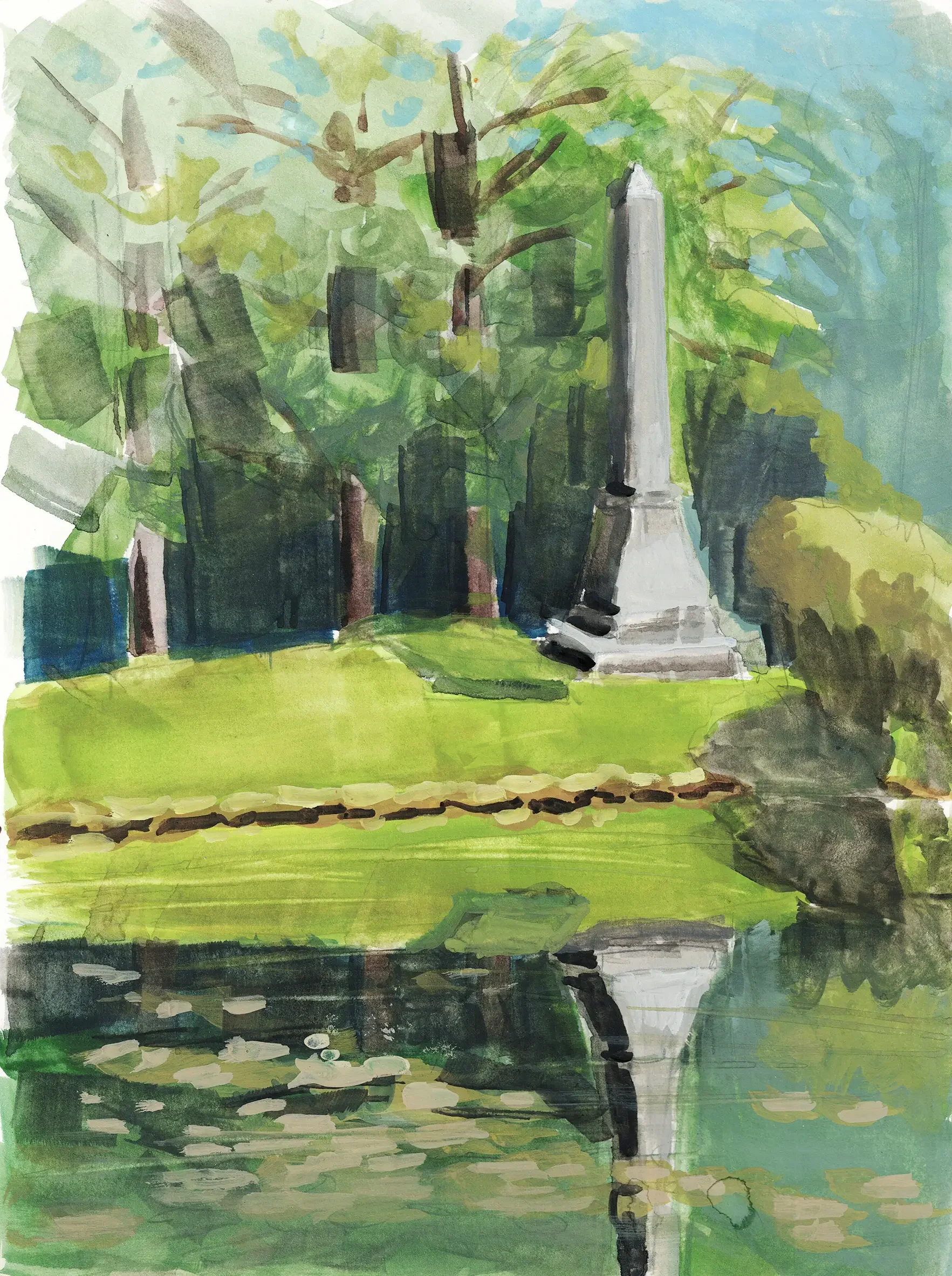 8x6 inch Gouache on Paper