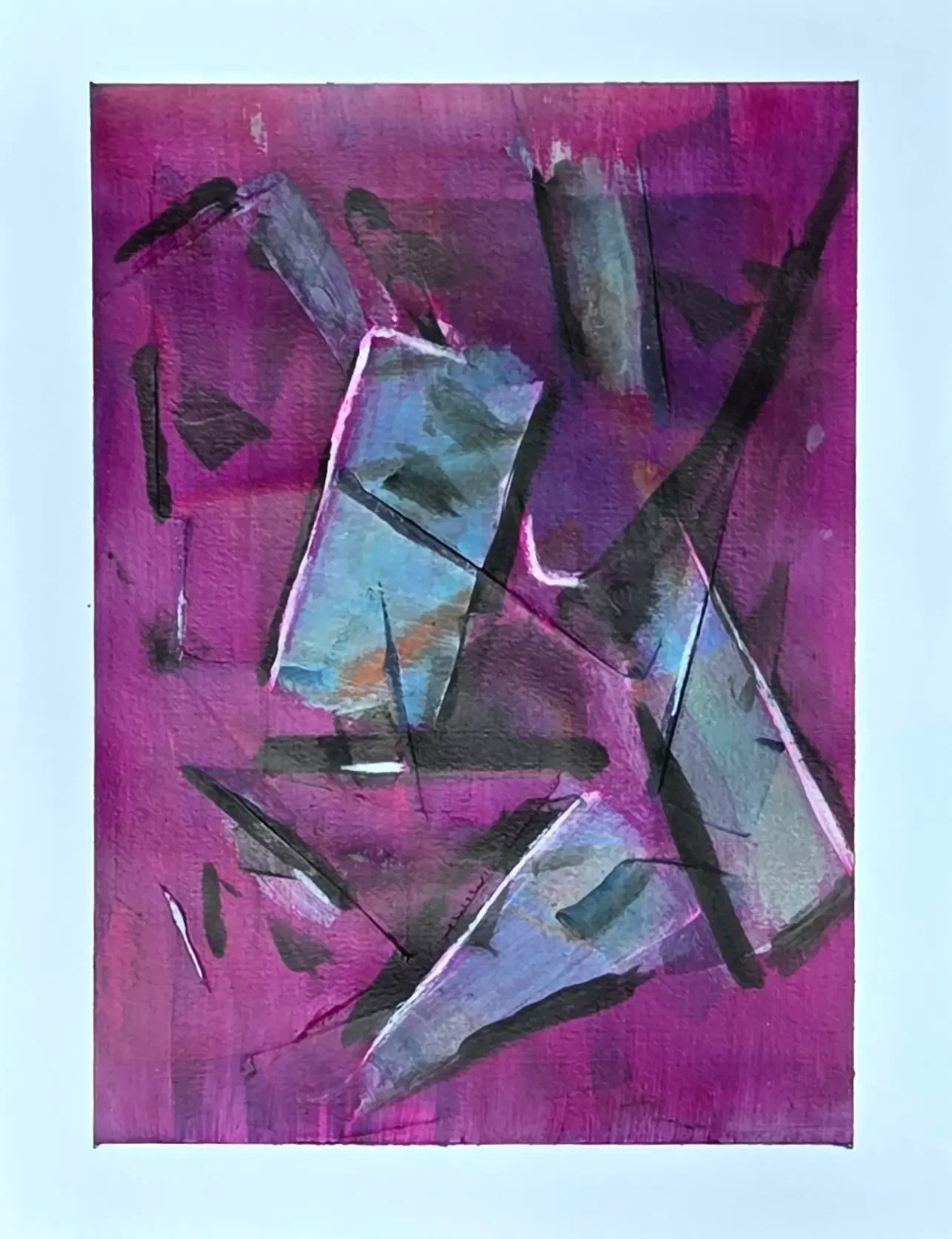 12x9 inch Multimedia on Paper