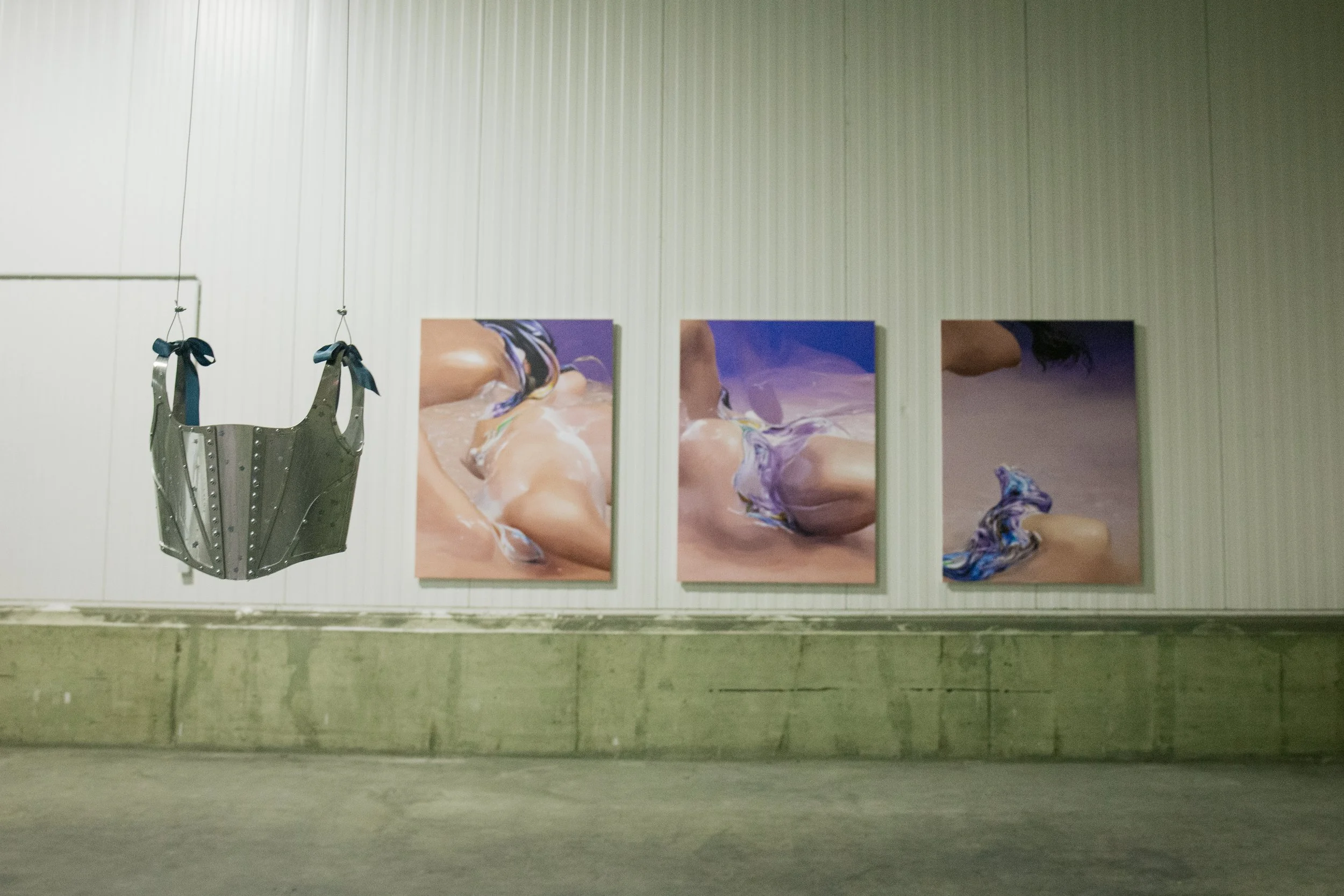 Hall 1. 200 sqm - 'False Proxy', exhibition view, photo by Tessa Bozek
