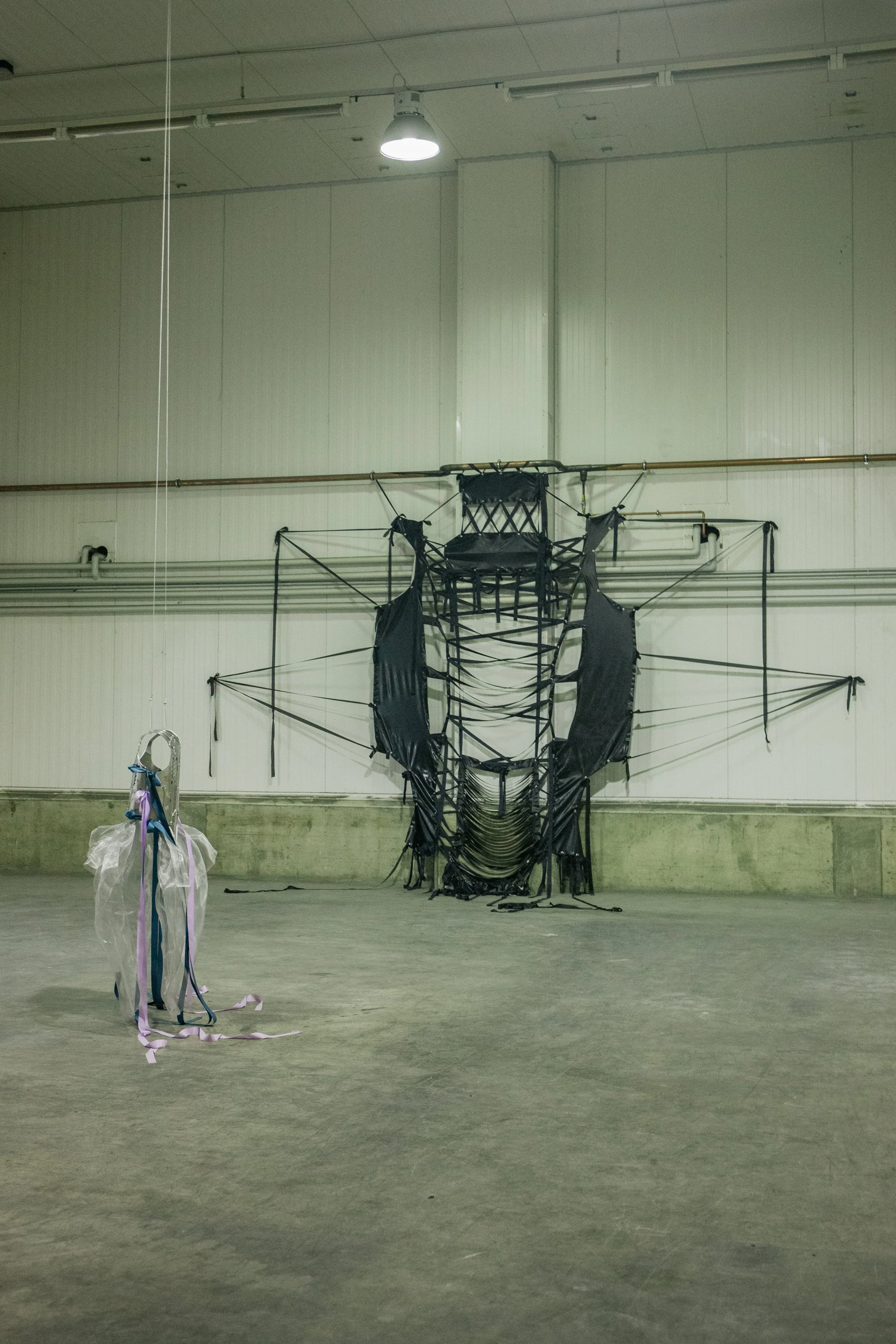 Hall 1. 200 sqm - 'False Proxy', exhibition view, photo by Tessa Bozek
