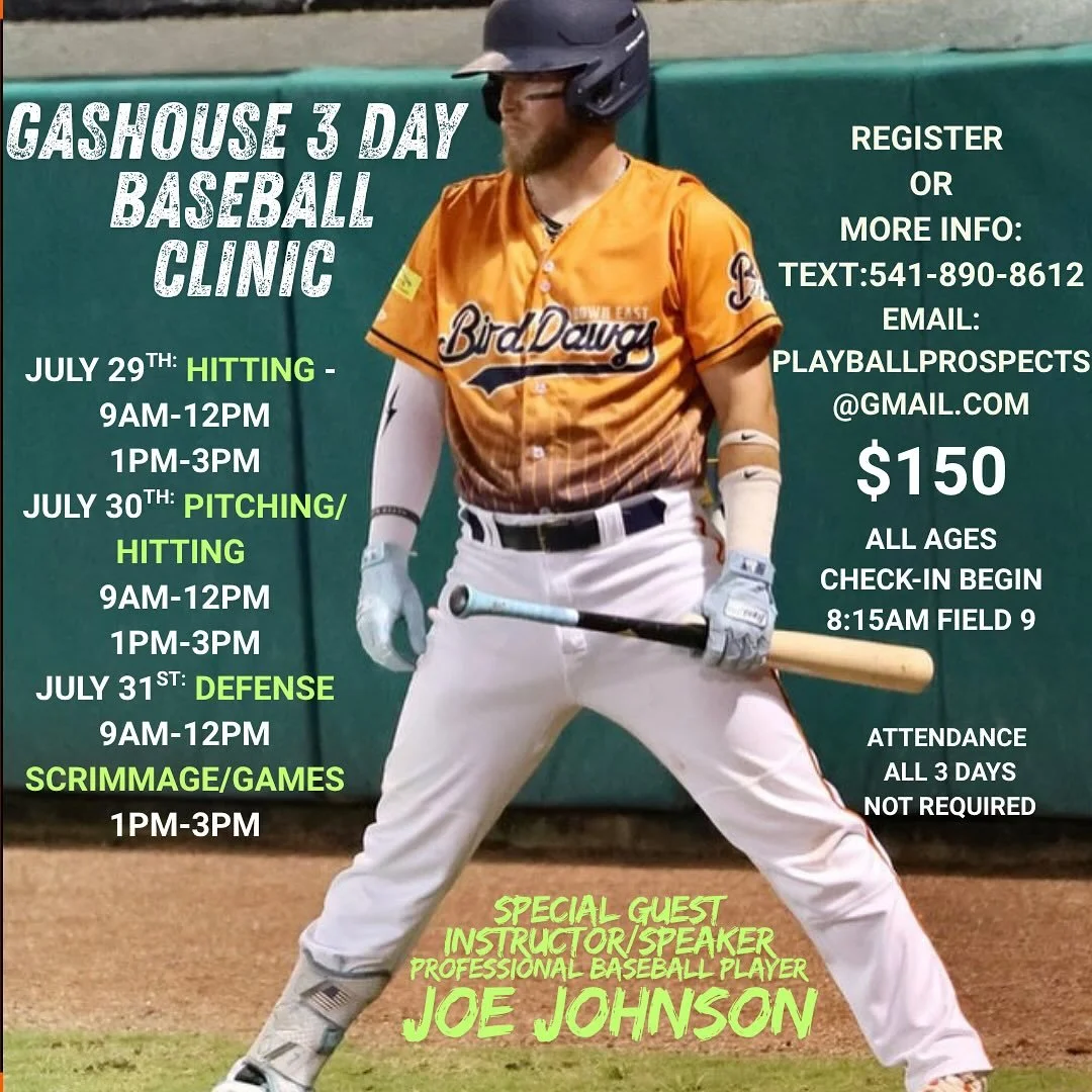 Not too late, don&rsquo;t miss this baseball and softball camp!  Parents and players alike will be inspired by the stories of these Gashousers.  A unique look into the paths taken in becoming collegiate and professional ballplayers.  The skills and d