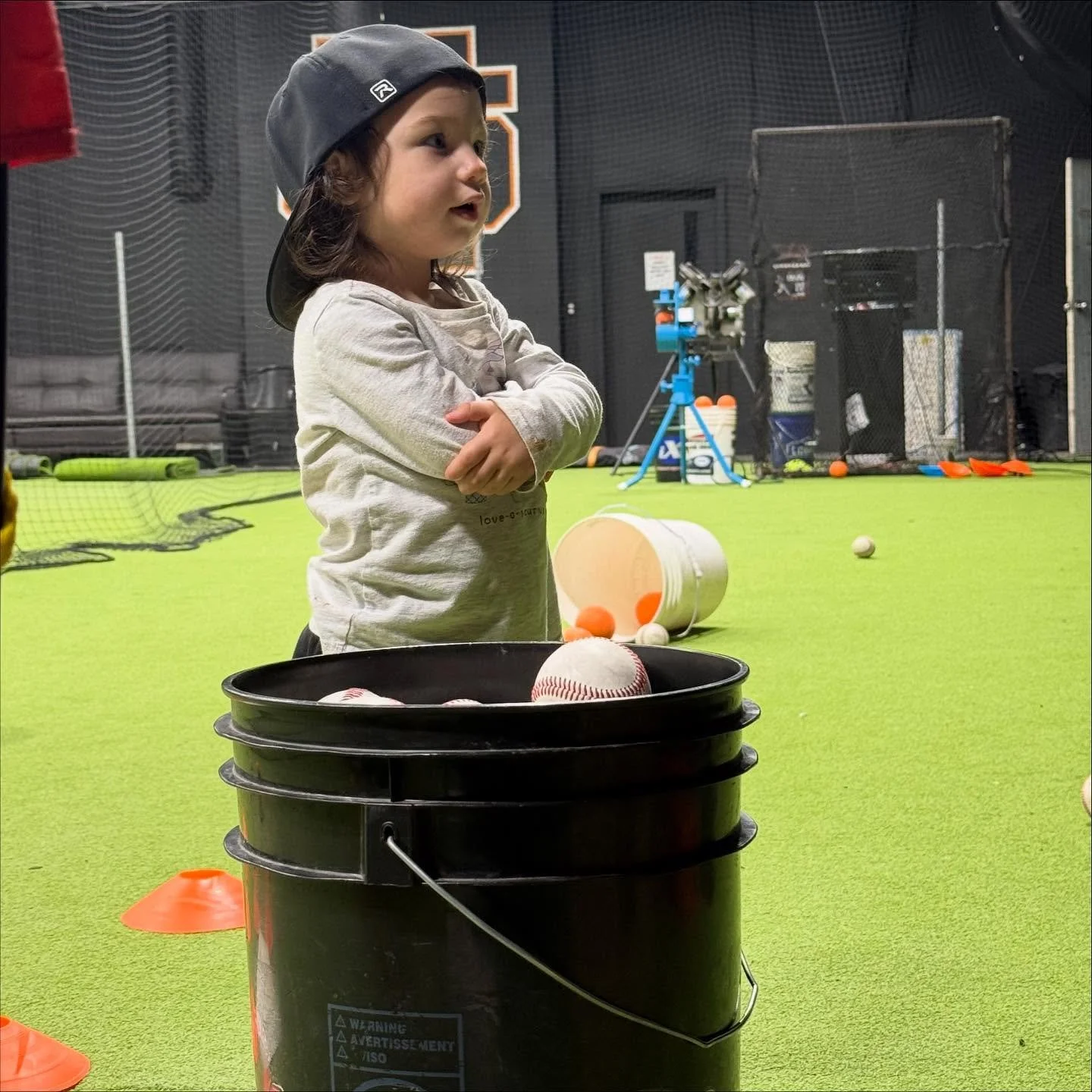 1 1/2 years old, my catcher in training!!!!! Gashouse Nation begins now!