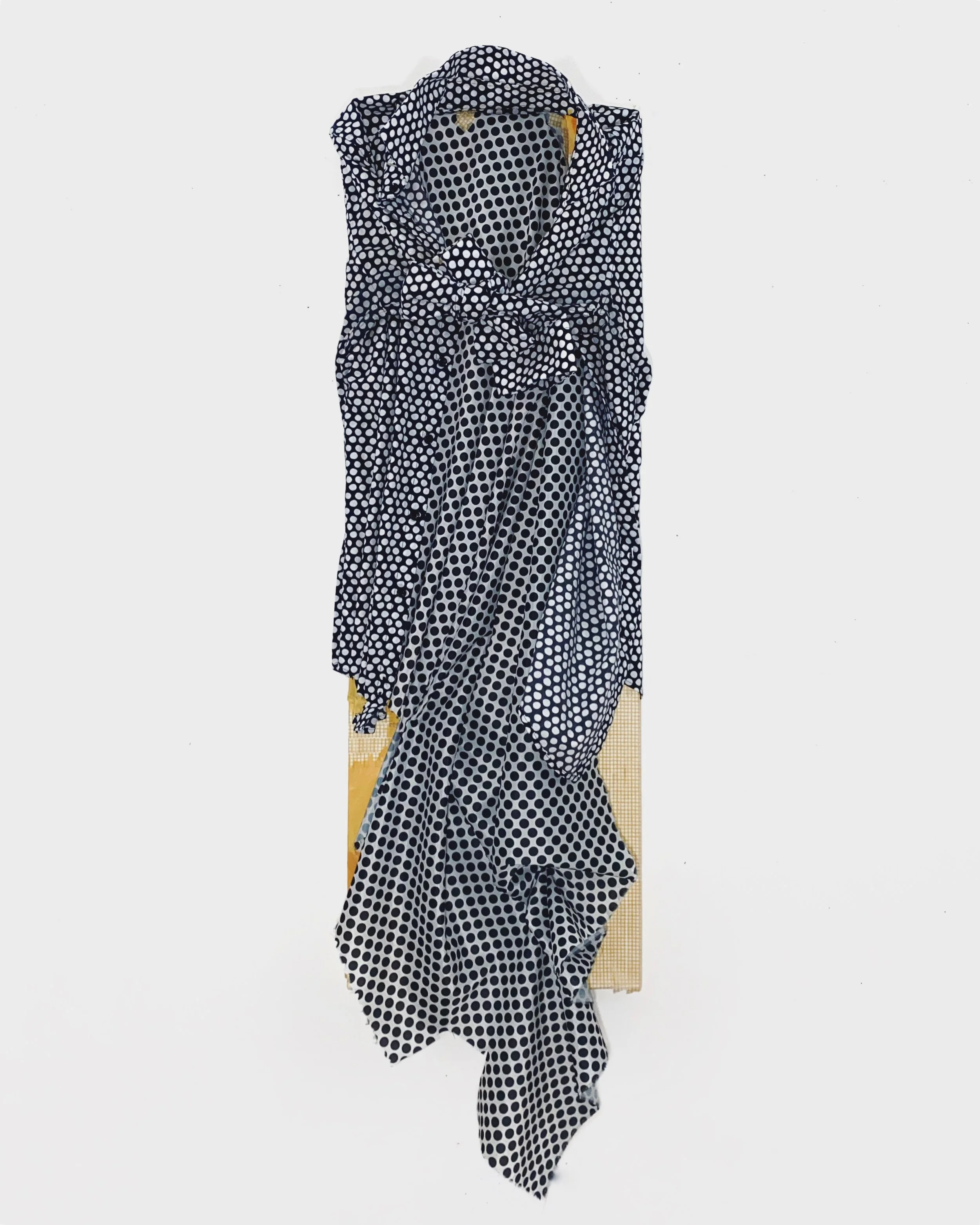 Saulnier_B_OnFamiliarity_Acrylic, Cotton, Polyester, Tape.JPG