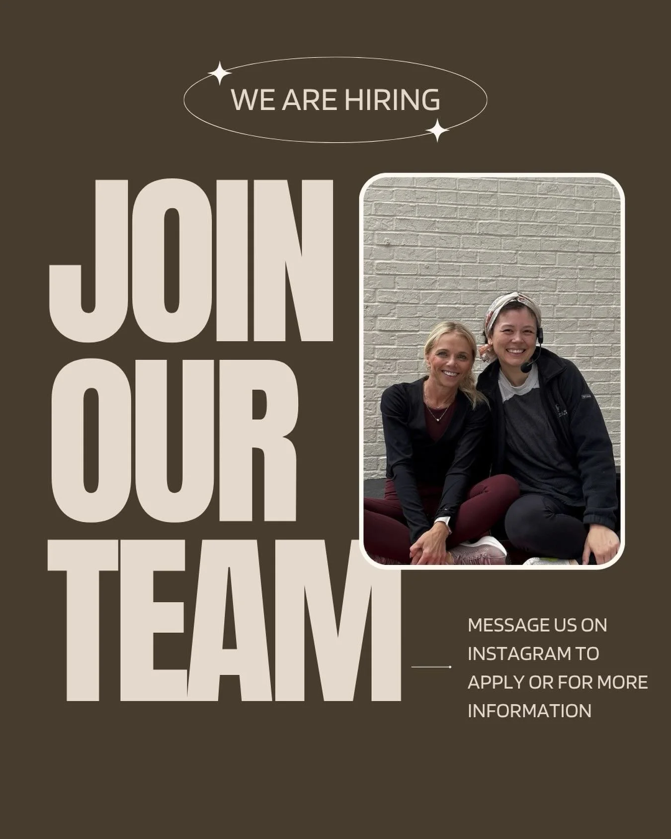 MVP is Hiring!!!💫

We are so excited to share that MVP is hiring more instructors. If you or anyone you know is certified in Sculptformer or Pilates variations, please reach out to us here on Instagram! 

Availability for classes is open to mornings