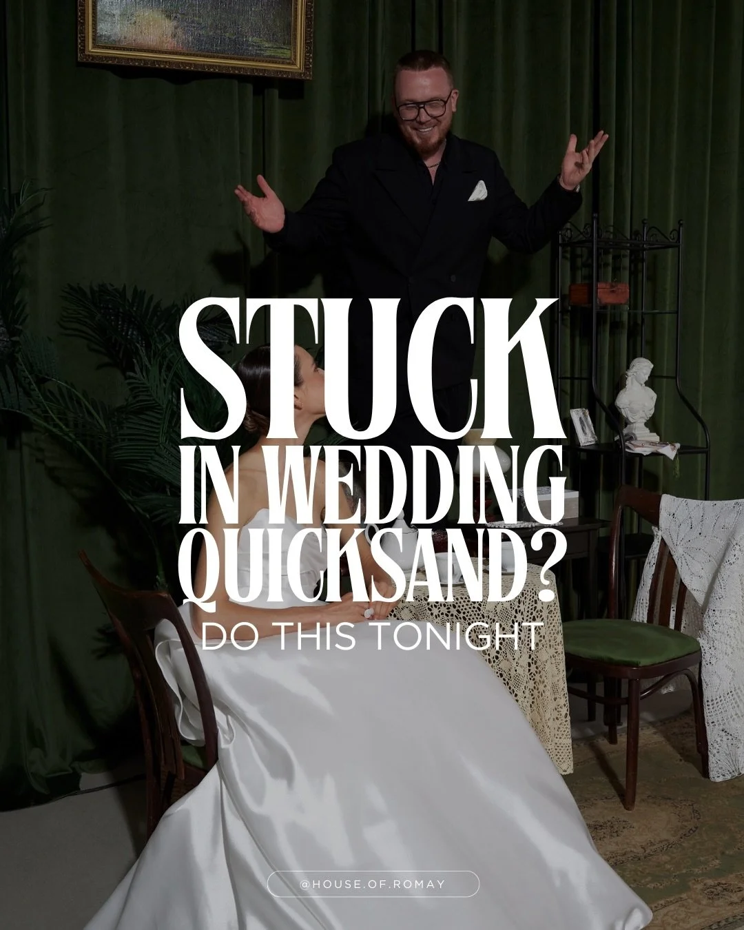 Drowning in wedding details you don&rsquo;t really need? 

Try the 3-circle test + $1,000 question + 24-hour rule
simple steps to stop overthinking, save your budget, and focus on what truly matters.

Follow for more tools that make wedding planning 