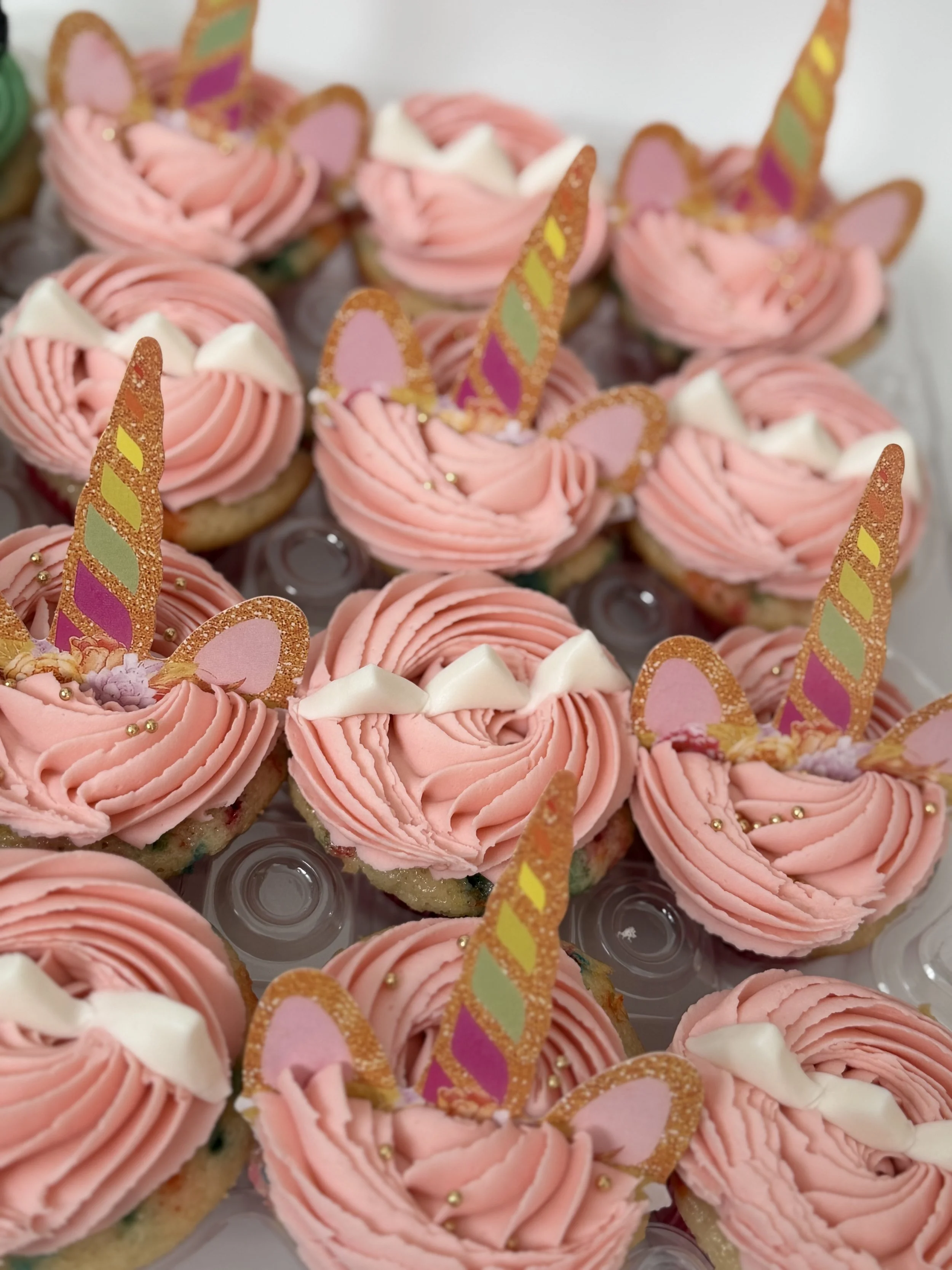 Funfetti cupcakes with vanilla buttercream