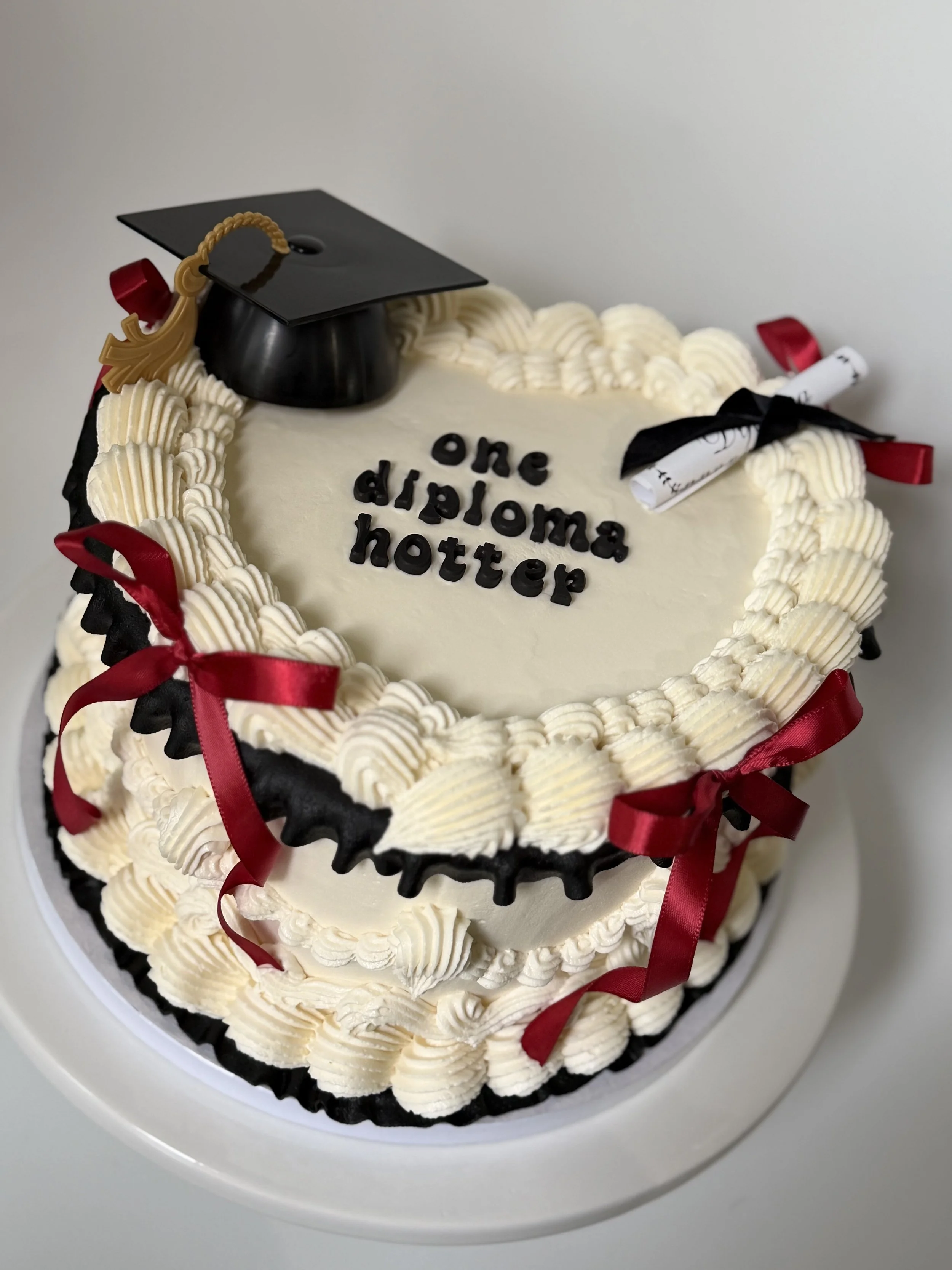 Chocolate cake with vanilla buttercream